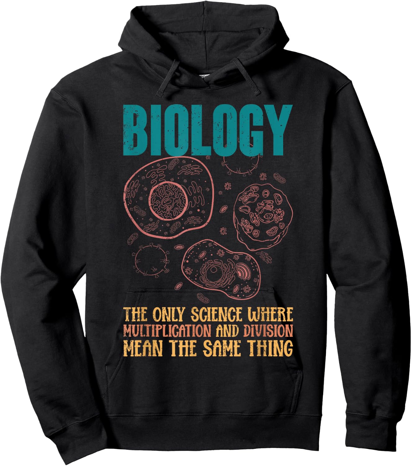 Division und Multiplication meinen das gleiche Lustiges Bio Hoodie - Hoodie | Black
