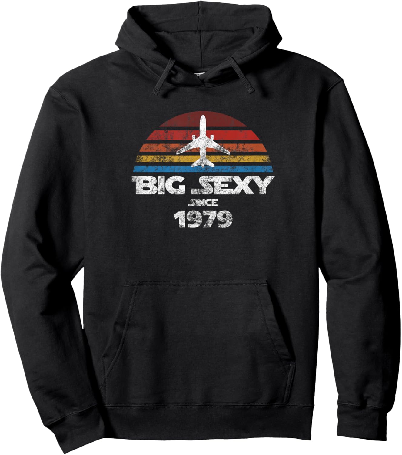 KC-10 Big Sexy Since 1979 Sunset Air Refueling Tanker Hoodie - Hoodie | Black