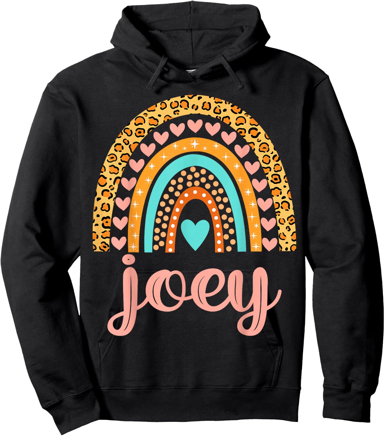 Joey Joey Name Birthday Shirt Gift Hoodie - Hoodie | Black