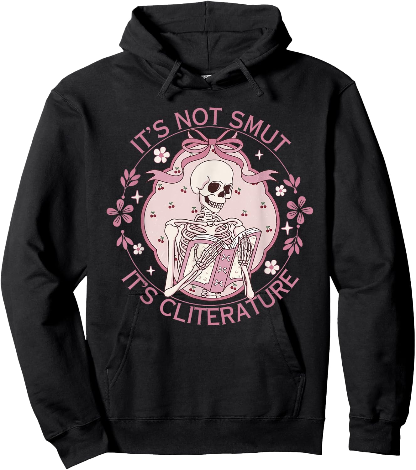 It's Not Smut It's Literature Dark Romance Smutt Book Lover Hoodie - Hoodie | Black