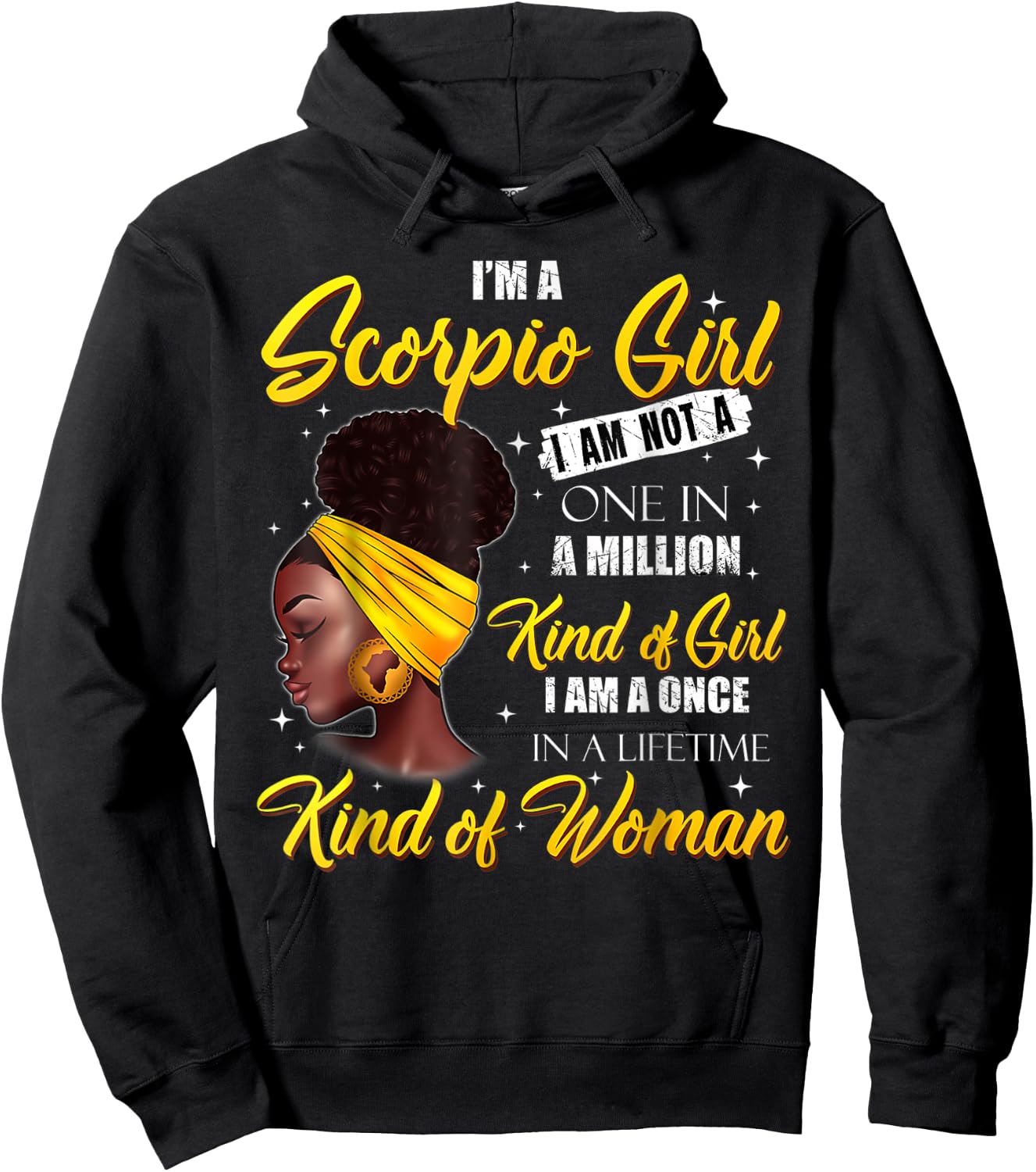 Scorpio Girl Women Black Queen October November Birthday Hoodie - Hoodie | Black
