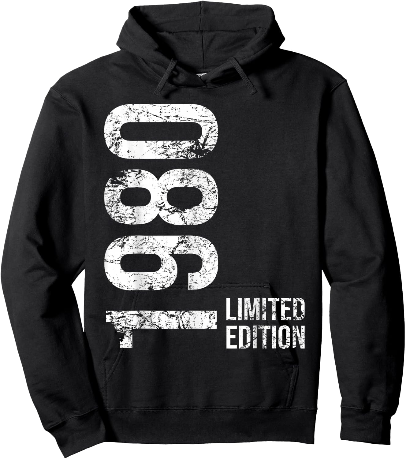 45th Birthday 45 Years Old Man Woman Vintage 1980 Hoodie - Hoodie | Black