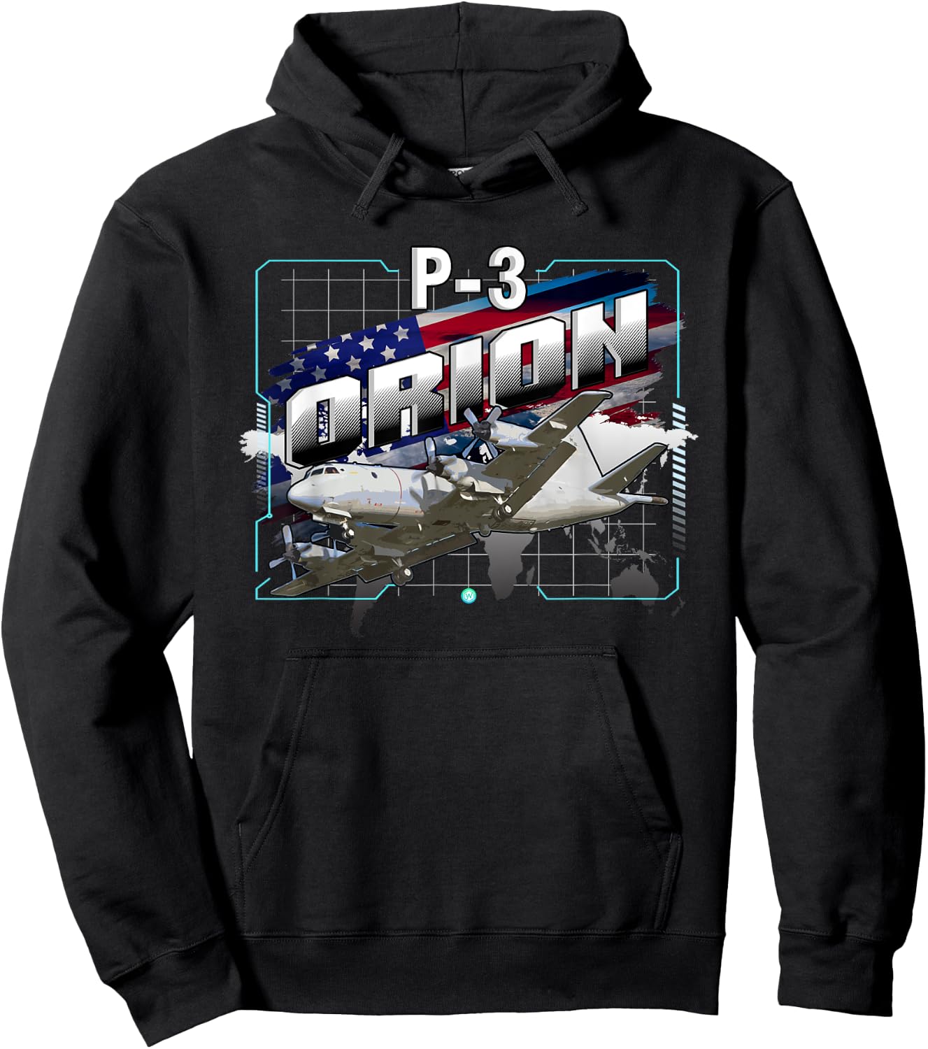 P-3 Orion Maritime Patrol Gift Hoodie - Hoodie | Black