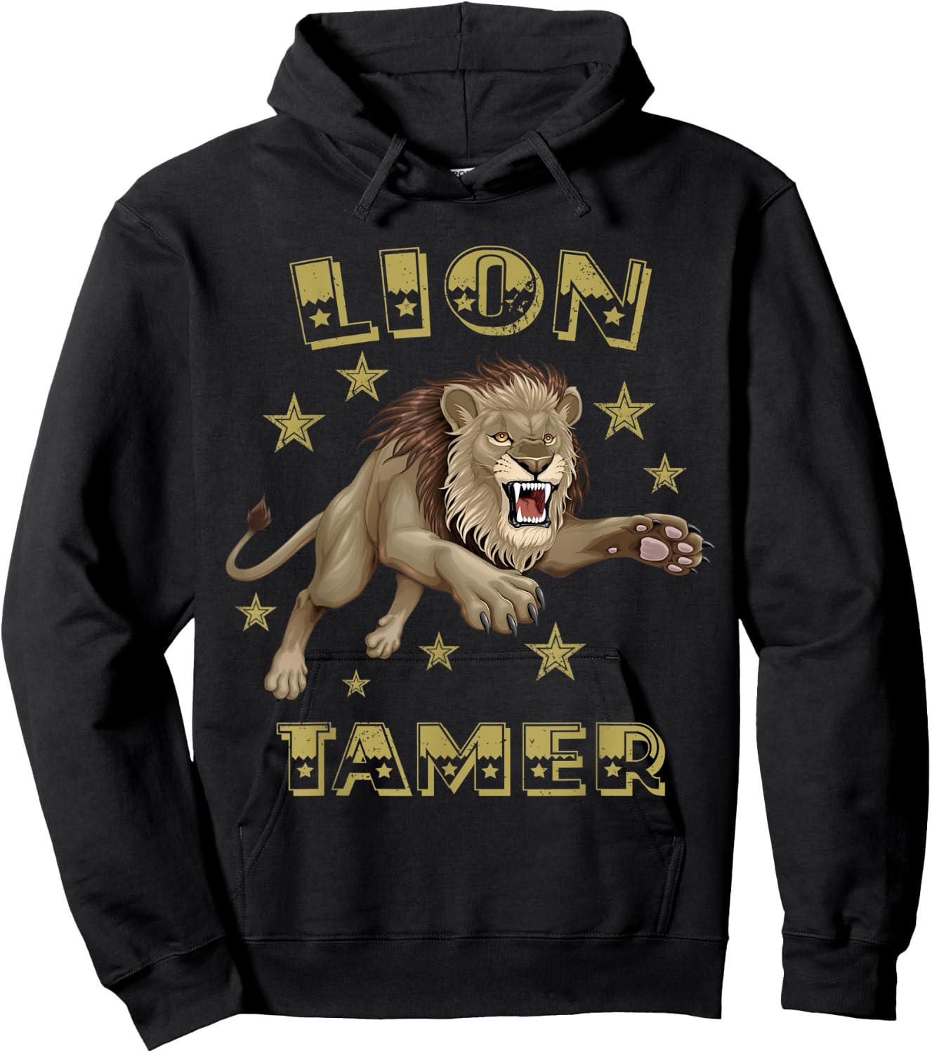 Lion Tamer Carnival Costume Theme Circus Staff Party Vintage Hoodie - Hoodie | Black