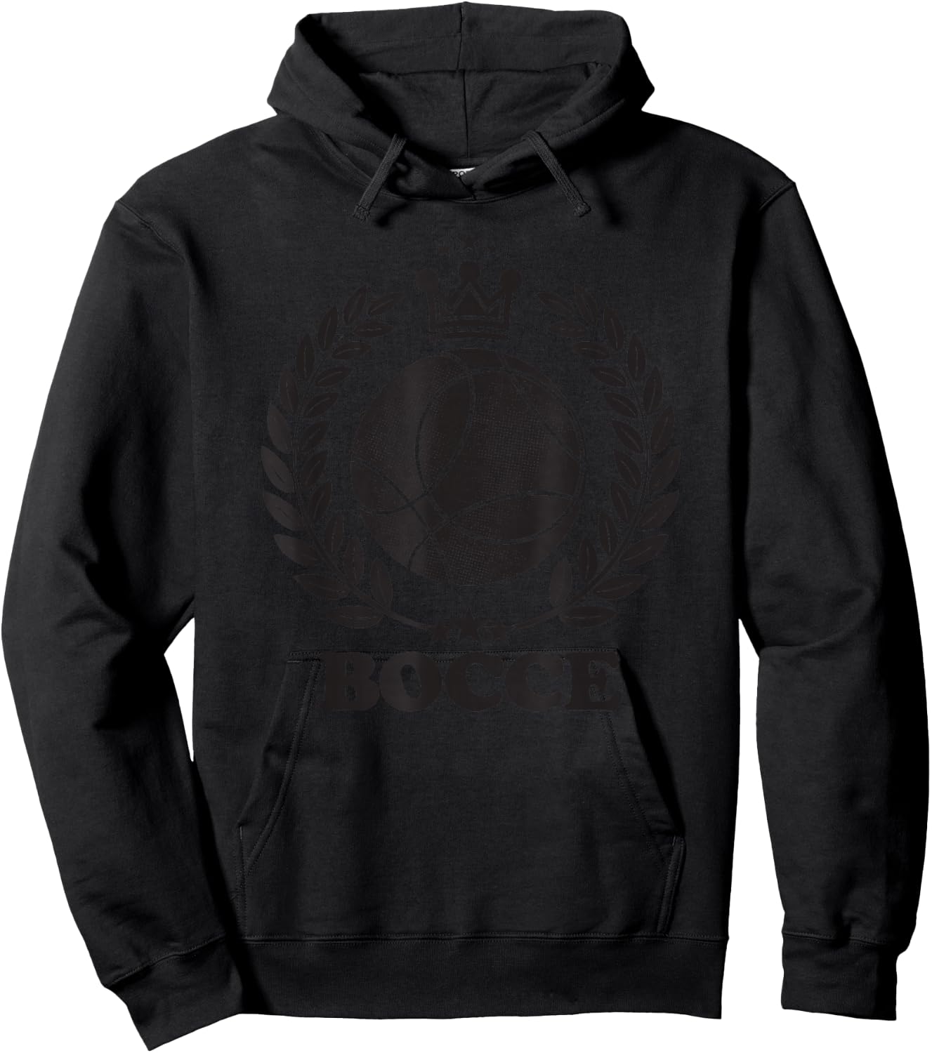 Bocce Legend Saying Ball King Jack Bocci Bocce Hoodie - Hoodie | Black