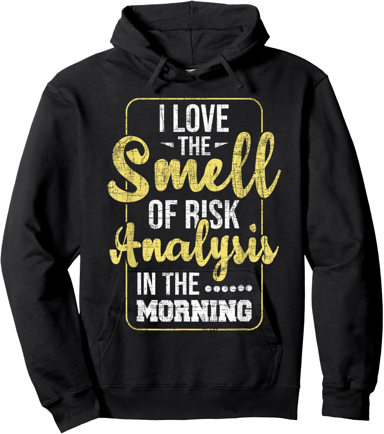 I Love The Smell Of Risk Analysis - Arithmetician Analyst Hoodie - Hoodie | Black