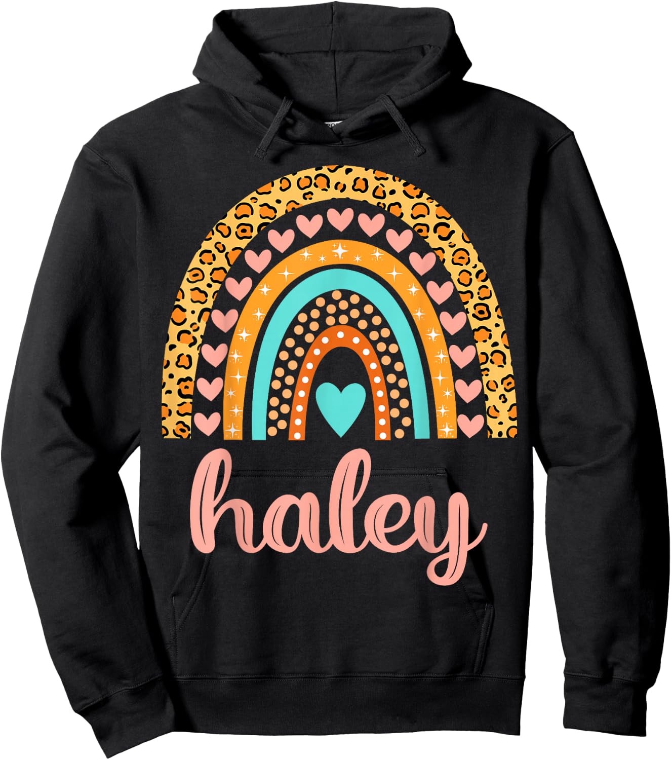 Haley Haley Name Birthday Shirt Gift Hoodie - Hoodie | Black