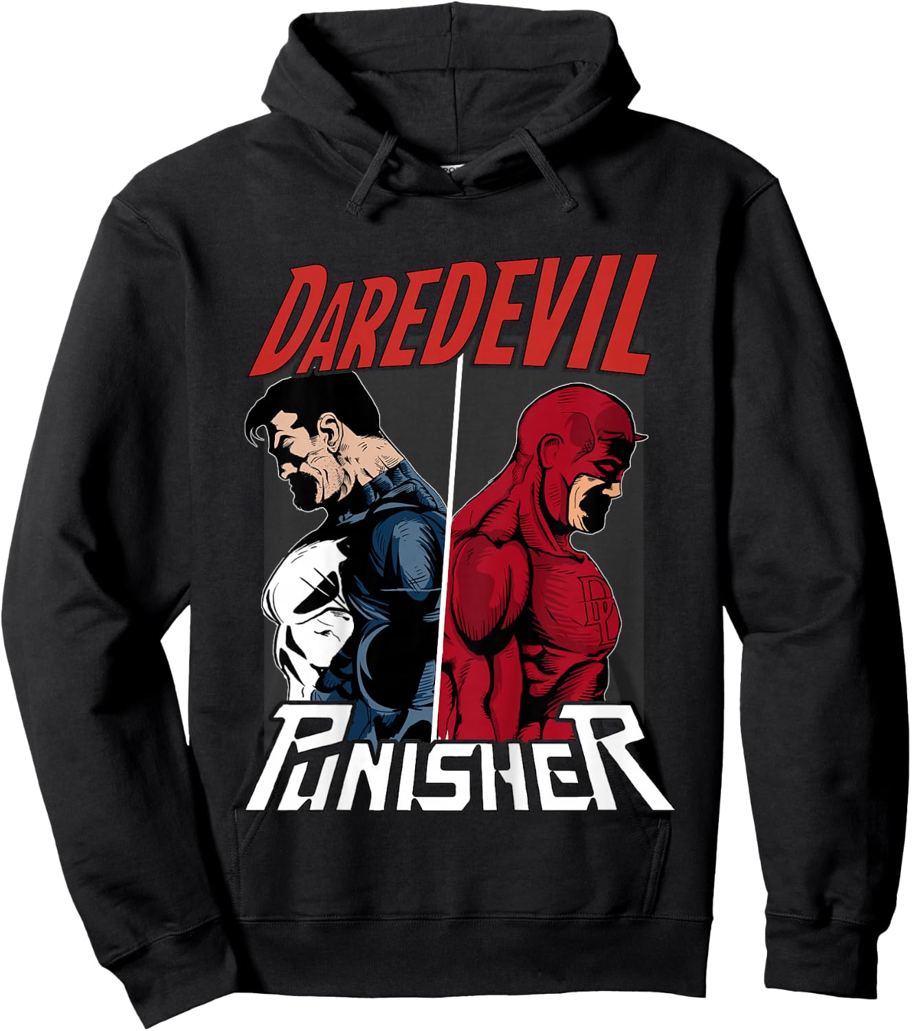 Kids Marvel Daredevil The Punisher One Way Kids Graphic Hoodie - Hoodie | Black
