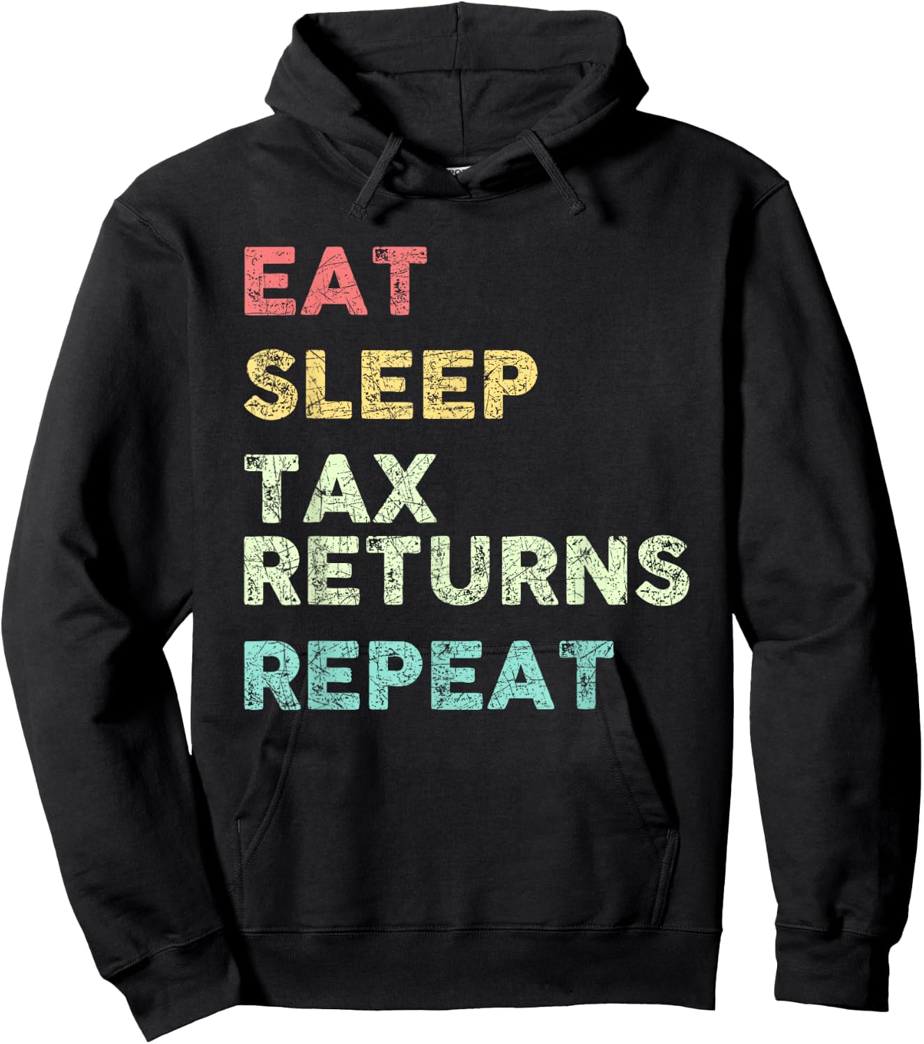 Funny Tax Season Taxation Tax Hoodie - Hoodie | Black