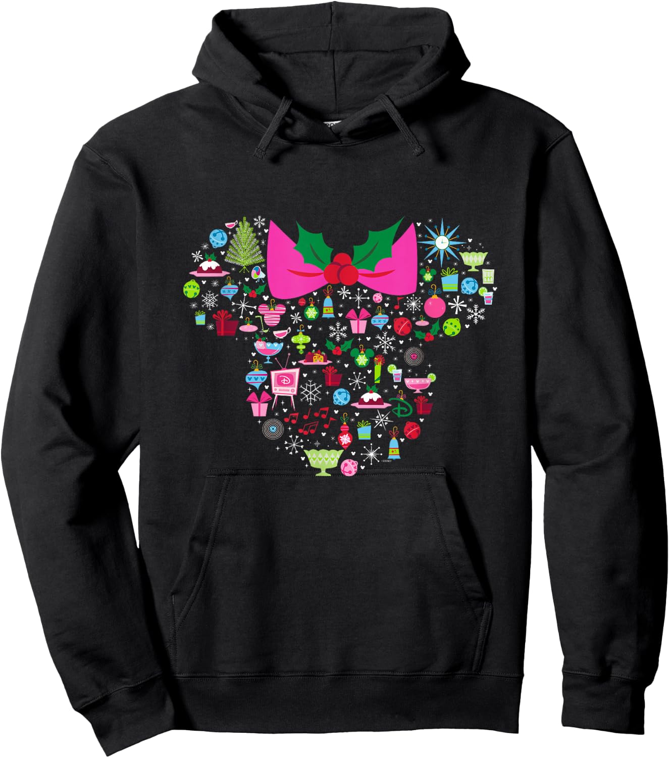 Disney Minnie Mouse Holiday Celebration Hoodie - Hoodie | Black