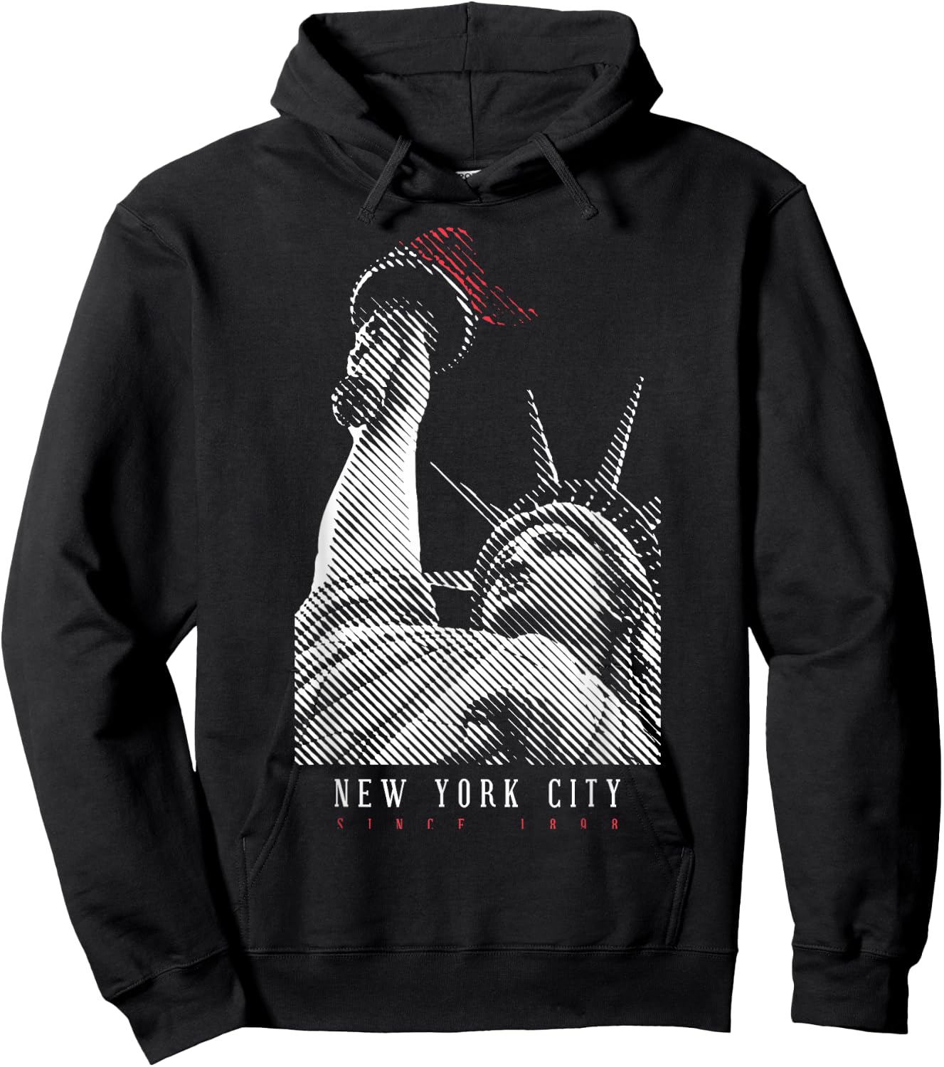Statue of Liberty New York City NYC NY USA America Souvenir Hoodie - Hoodie | Black