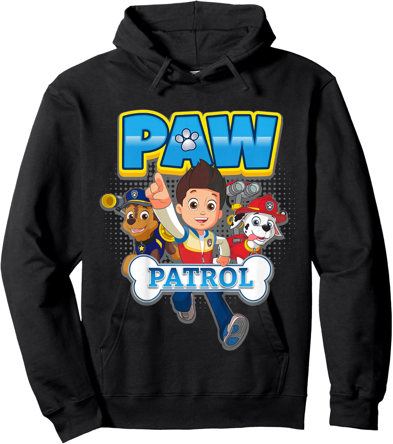 Kids PAW Patrol Ryder And Pups Action Hoodie - Hoodie | Black