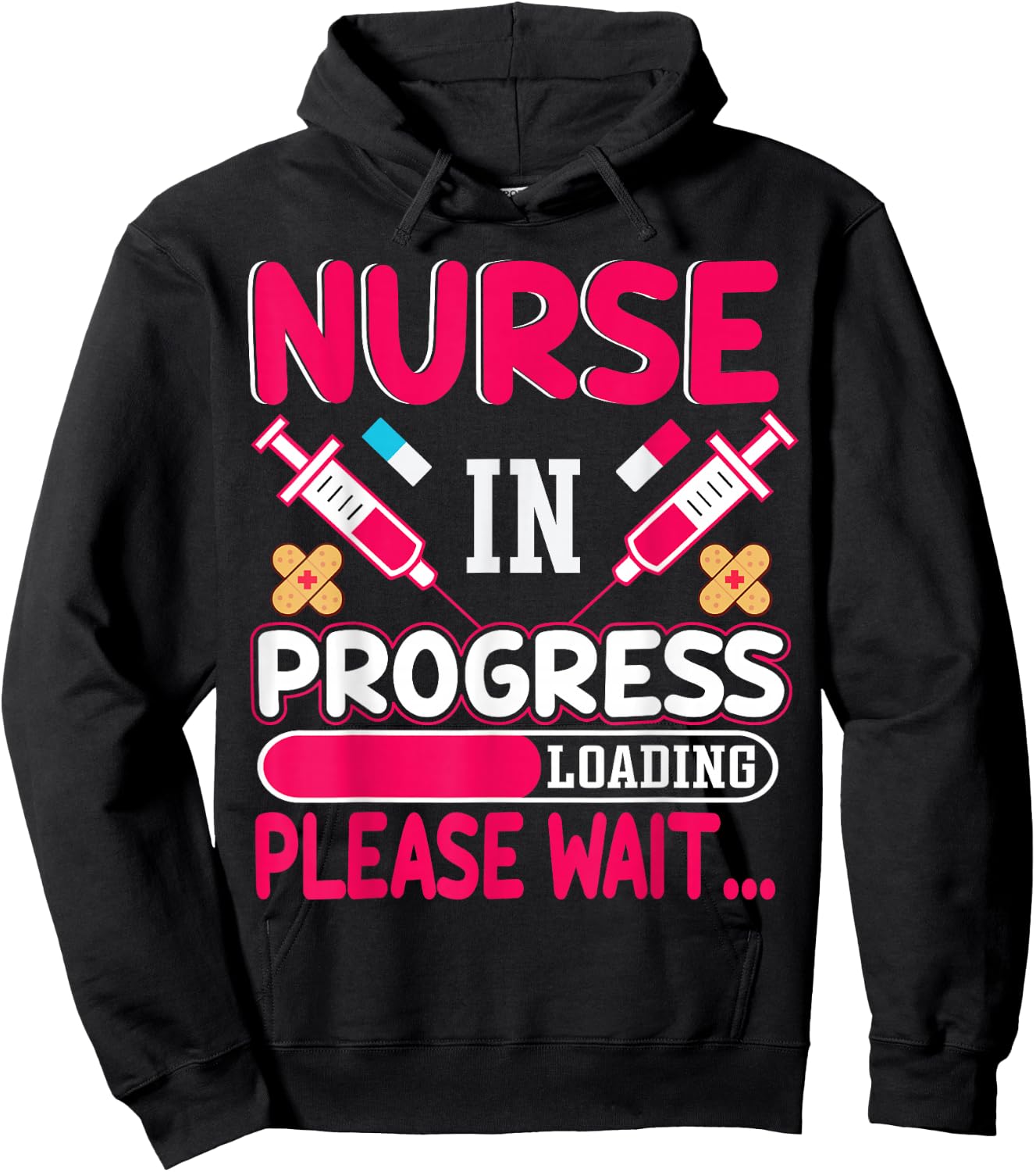 Nurse is Loading Please Wait Hoodie - Hoodie | Black
