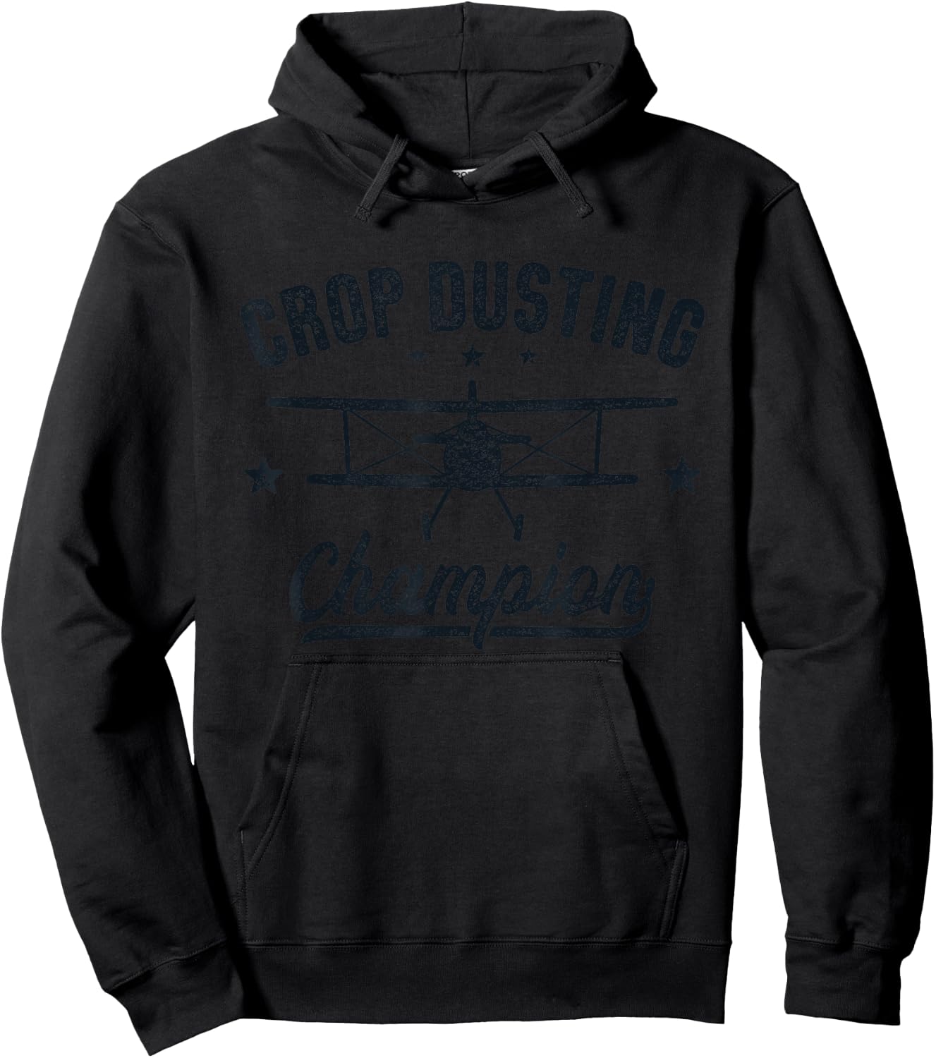 Crop Dusting Champion Crop Duster, Crop-Dusting Pilot Hoodie - Hoodie | Black