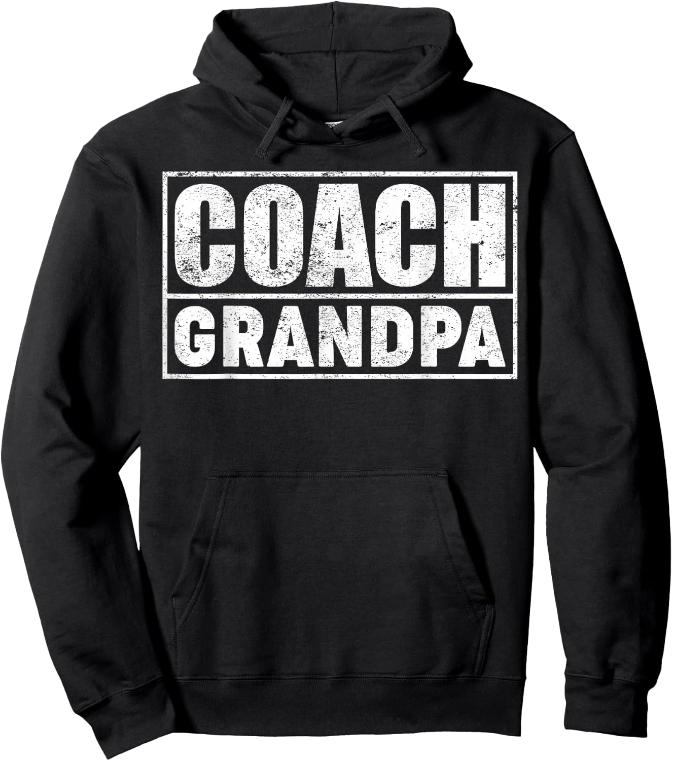 Funny Soccer Football Basketball Coach Grandpa Father's Day Hoodie - Hoodie | Black