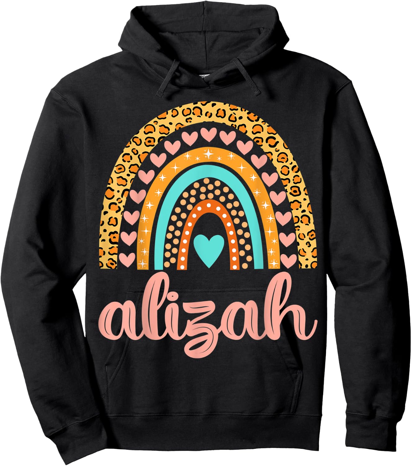 Alizah Alizah Name Birthday Shirt Gift Hoodie - Hoodie | Black