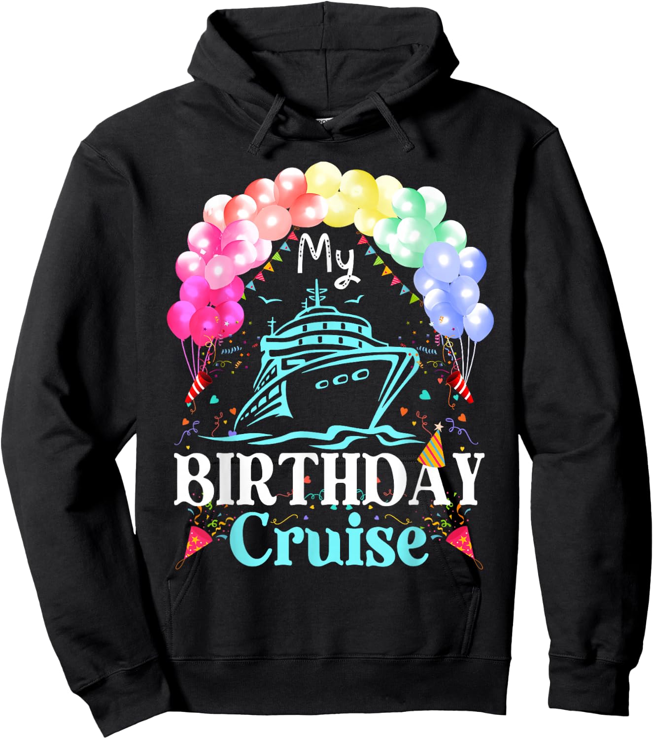 Birthday Cruise Squad Making Memories Together Men Women Kid Hoodie - Hoodie | Black