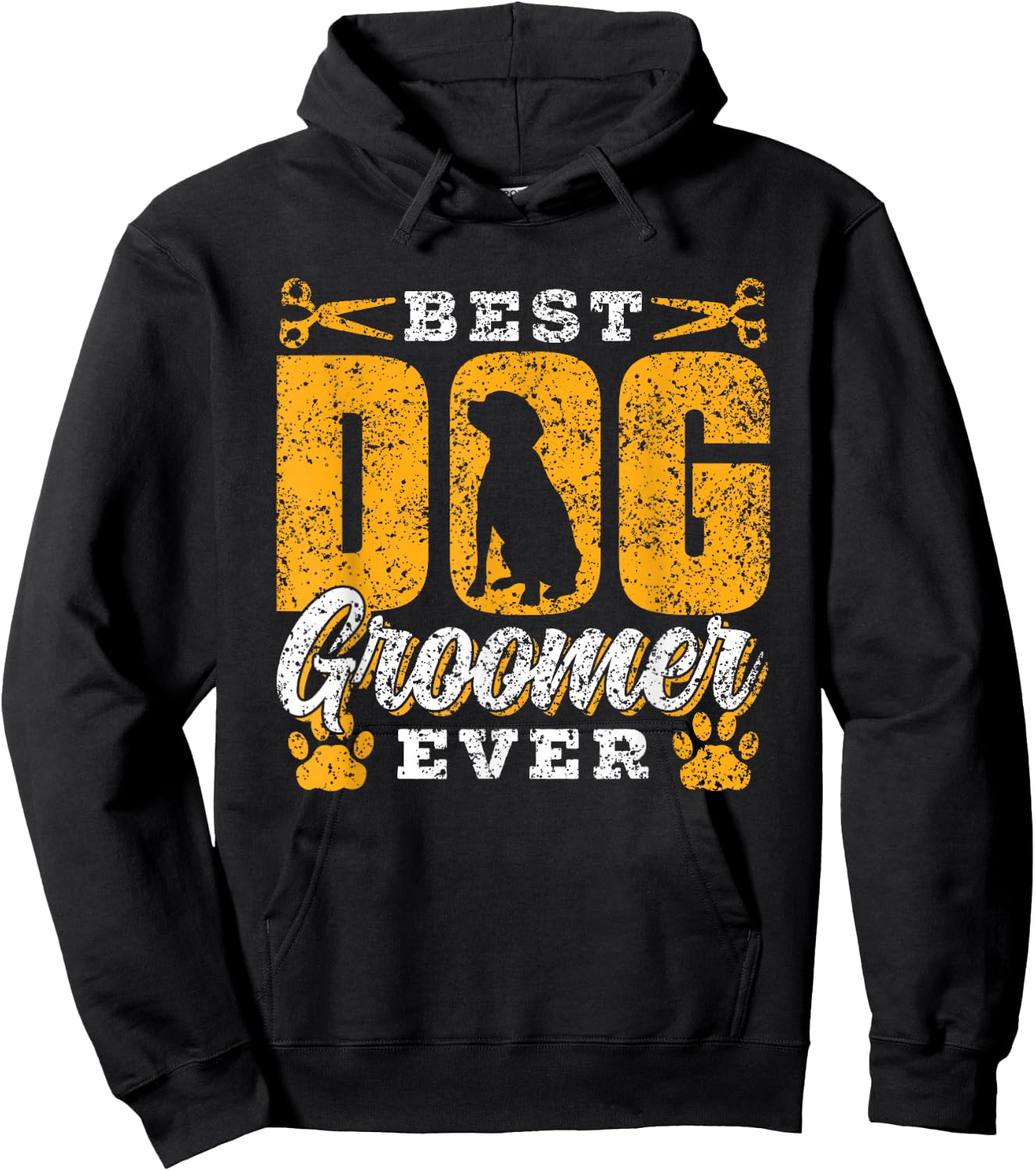 Best Dog Groomer Ever Grooming Dogs Cute Hoodie - Hoodie | Black