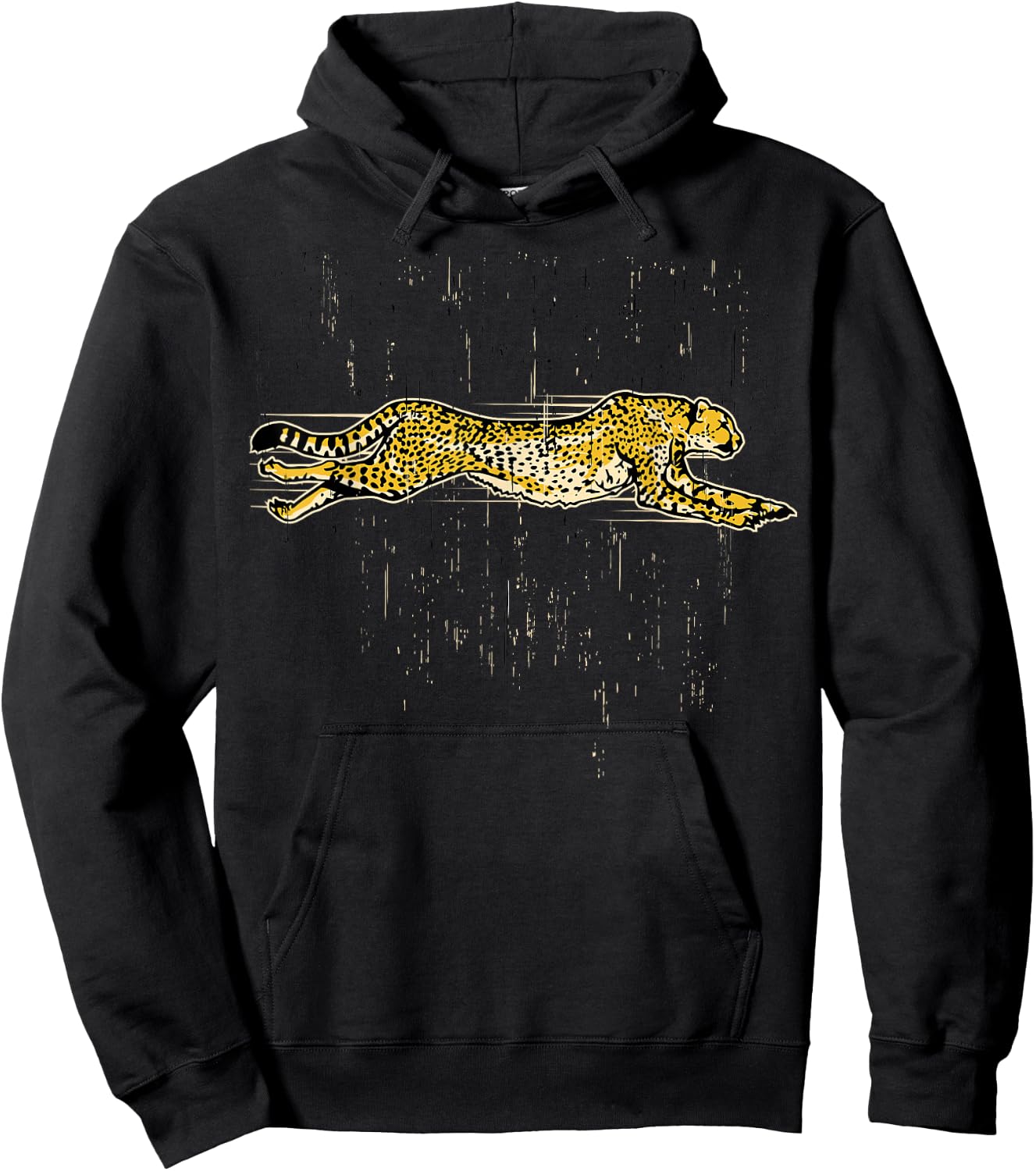Cheetah Funny - Cheetah Lover - -Adults Black Cotton - Small - - Short Sleeve Hoodie - Hoodie | Black