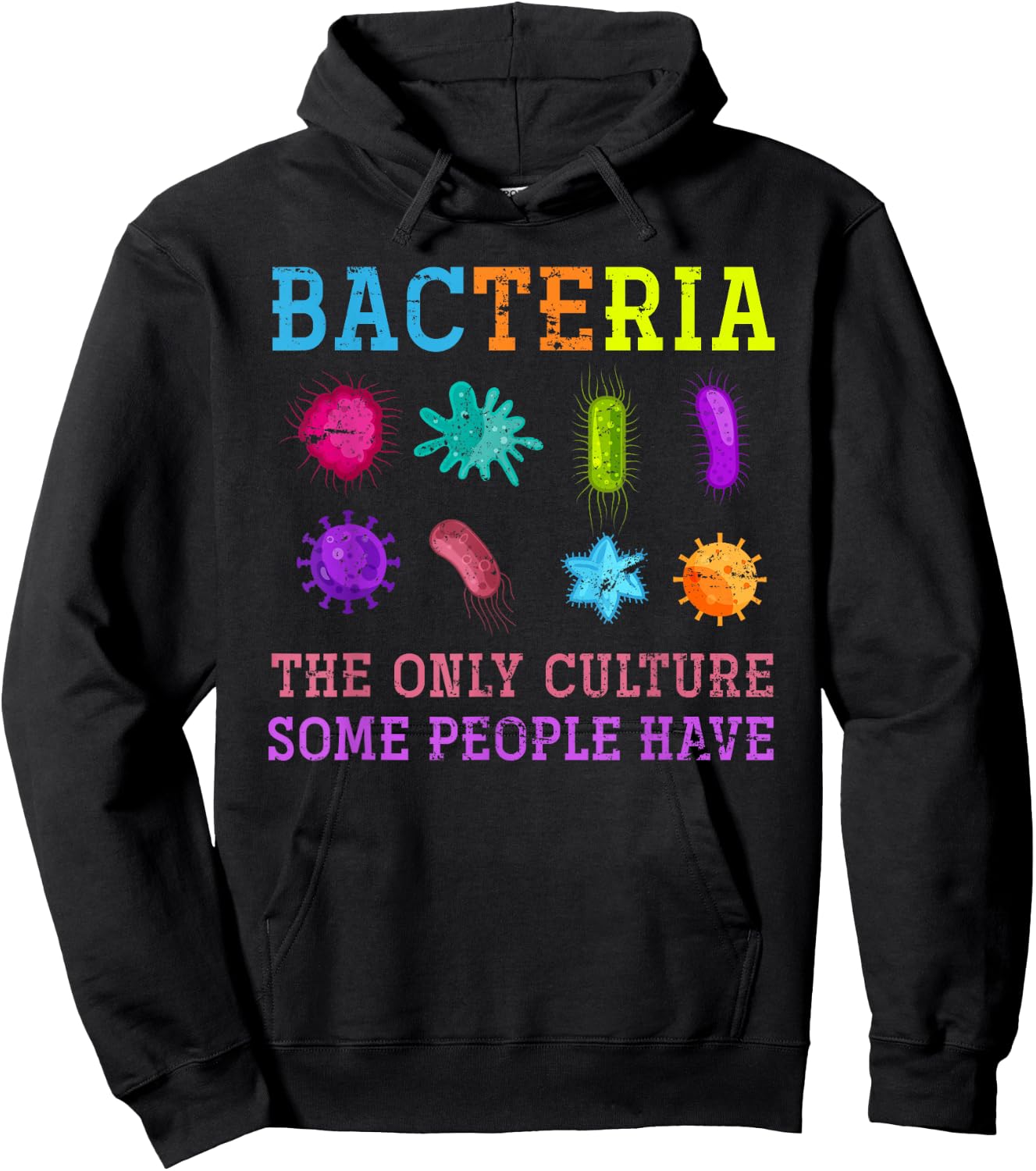 Bacteria Scientist Gift Biology Hoodie - Hoodie | Black