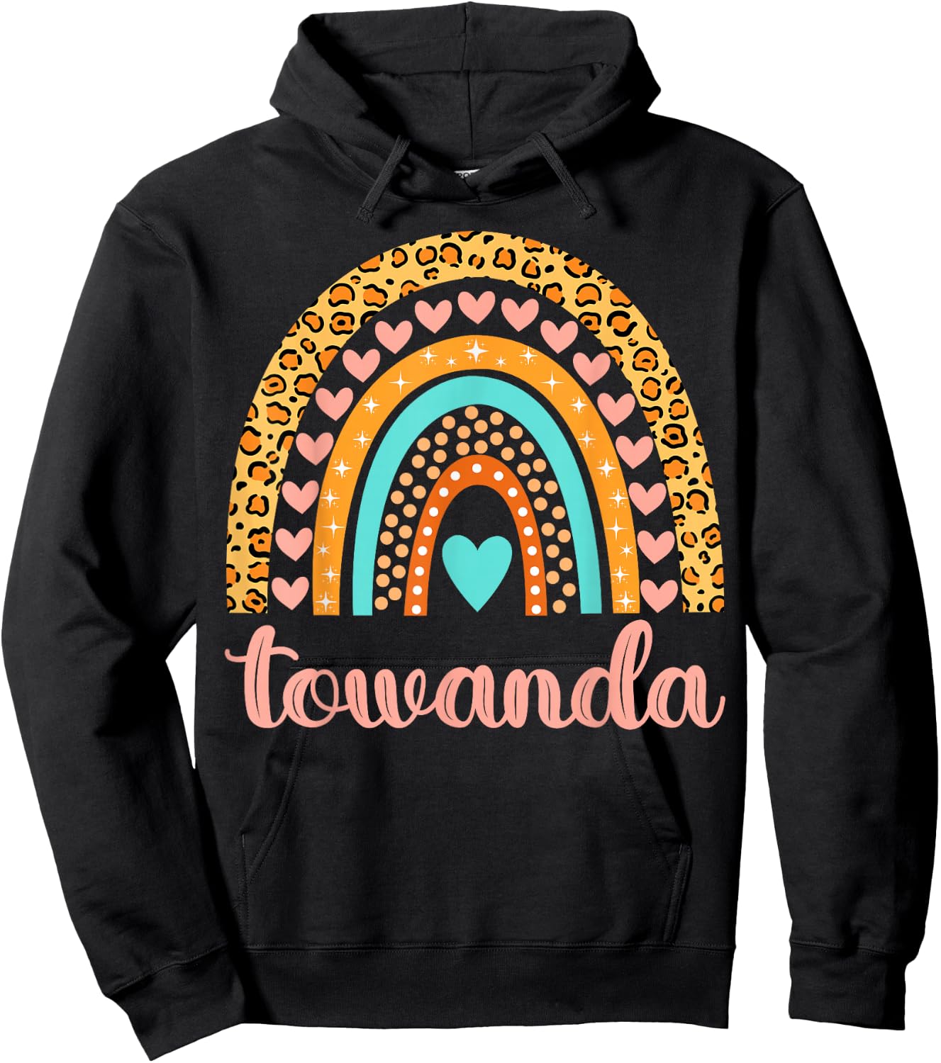 Towanda Towanda Name Birthday Shirt Gift Hoodie - Hoodie | Black