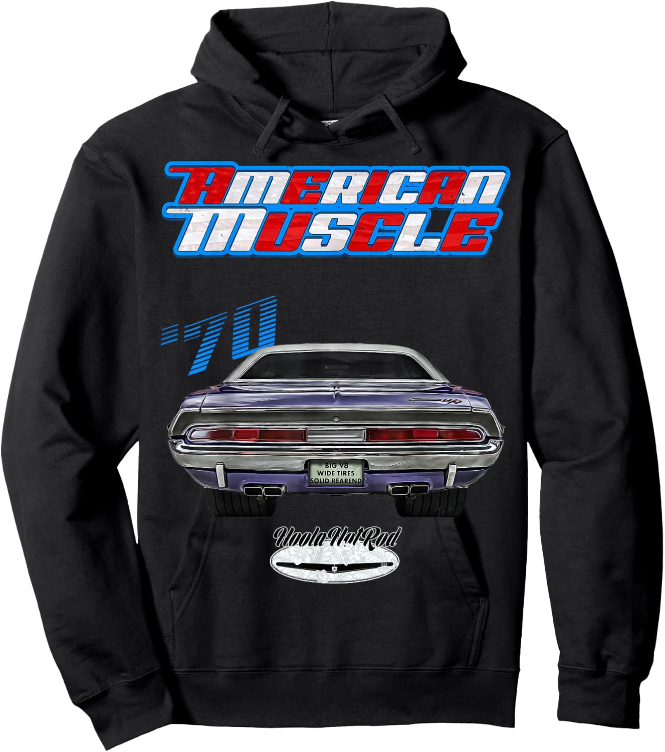1970 Challenger,Hot Rod,Muscle Car,Magnum,R/T SE,440,Rally Hoodie - Hoodie | Black