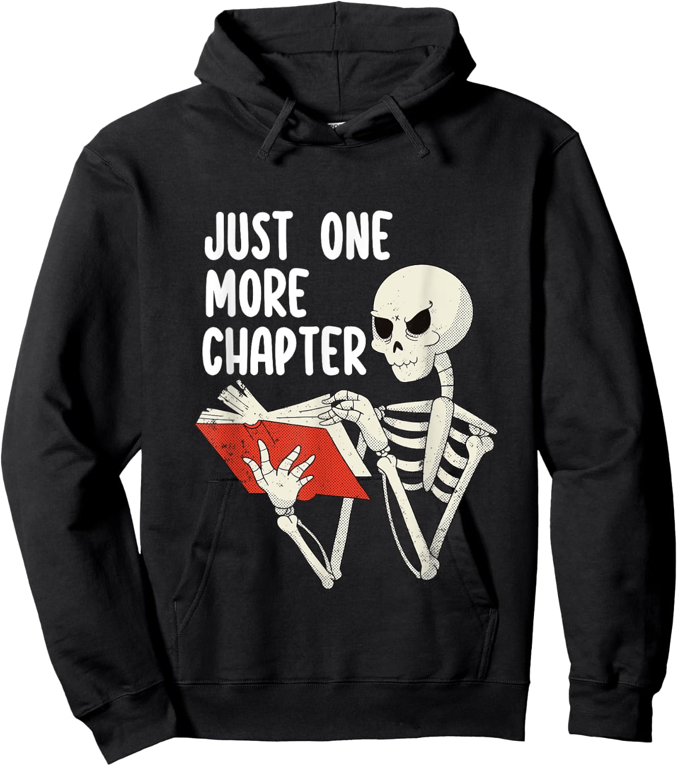 Halloween Librarian Spooky Library Skeleton Reading A Book Hoodie - Hoodie | Black