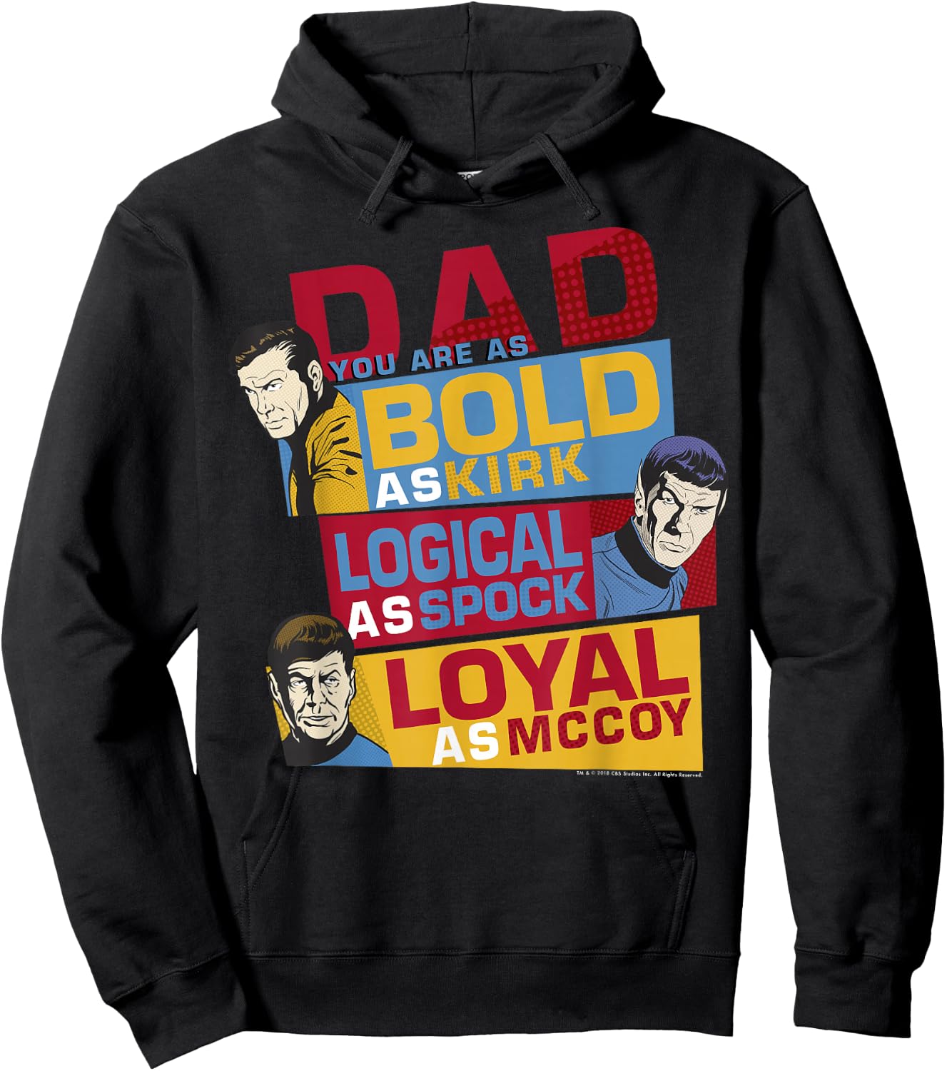Star Trek Original Series Dad You are Bold Hoodie - Hoodie | Black