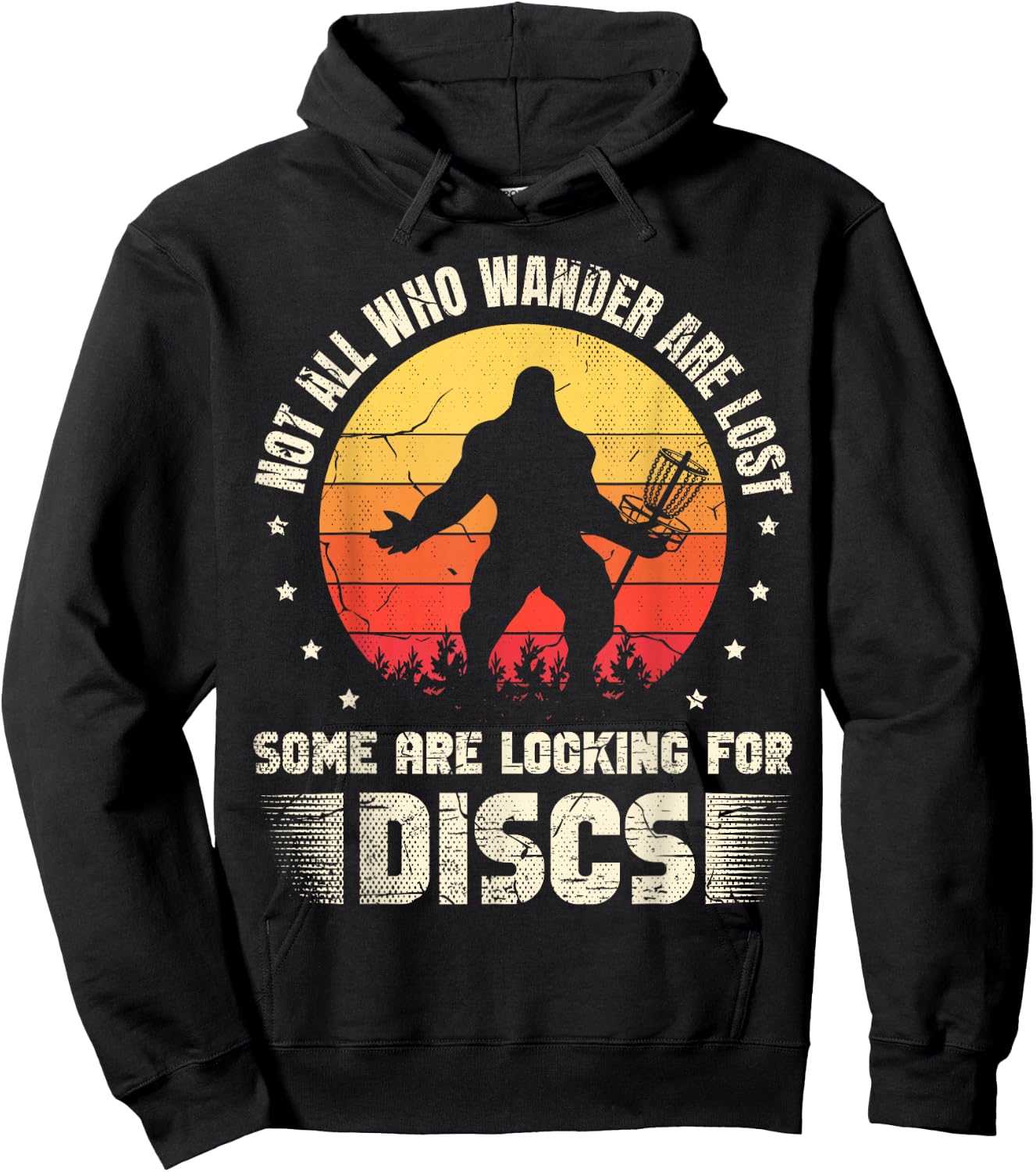 Not All Who Wander are Lost Some are Looking for Discs Hoodie - Hoodie | Black