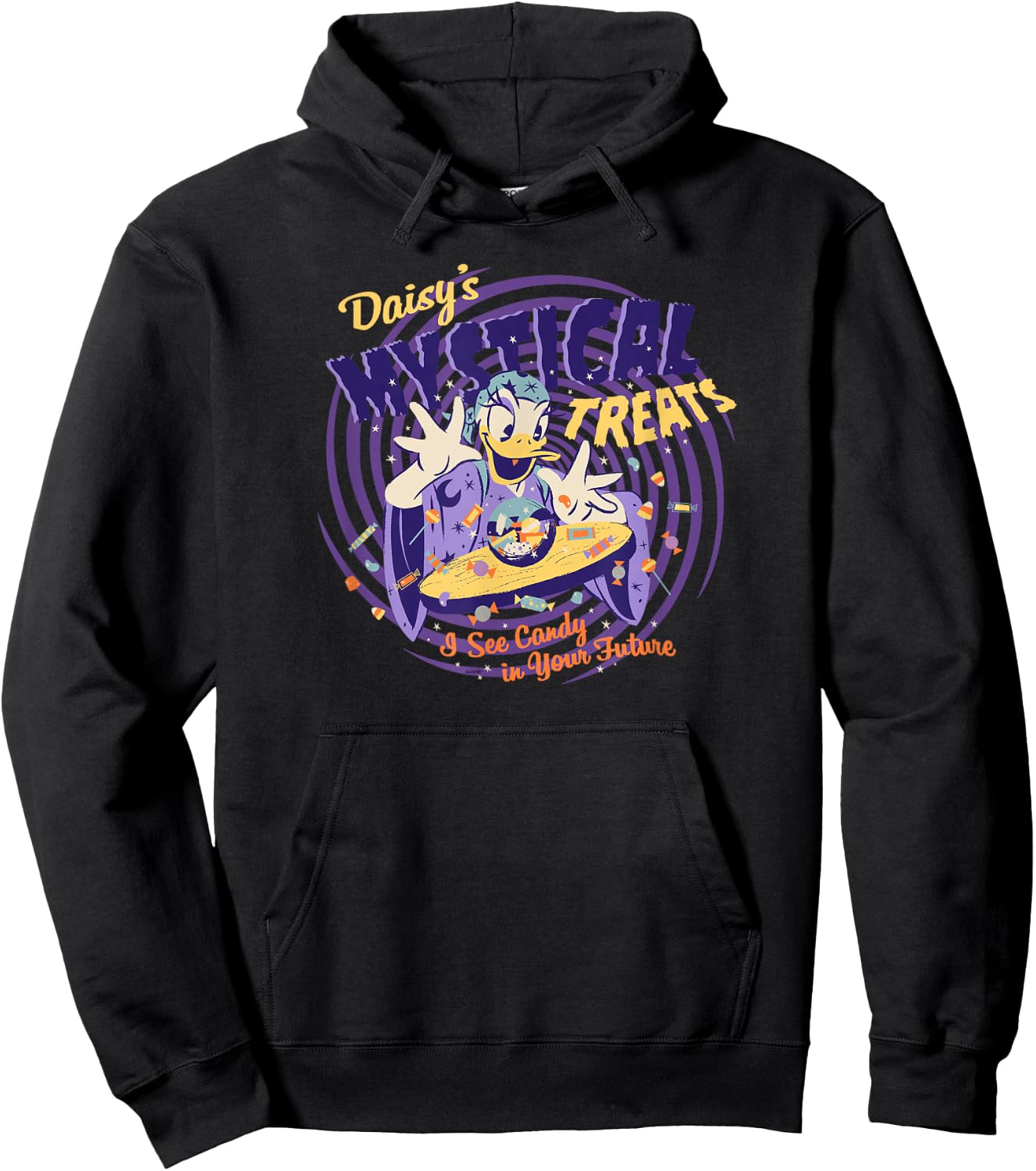 Disney Daisy's Mystical Treats I See Candy in Your Future Hoodie - Hoodie | Black