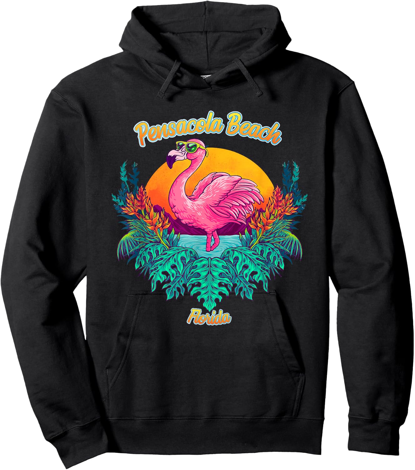 Pensacola Beach Souvenir - Florida Reminder Women Kids Hoodie - Hoodie | Black