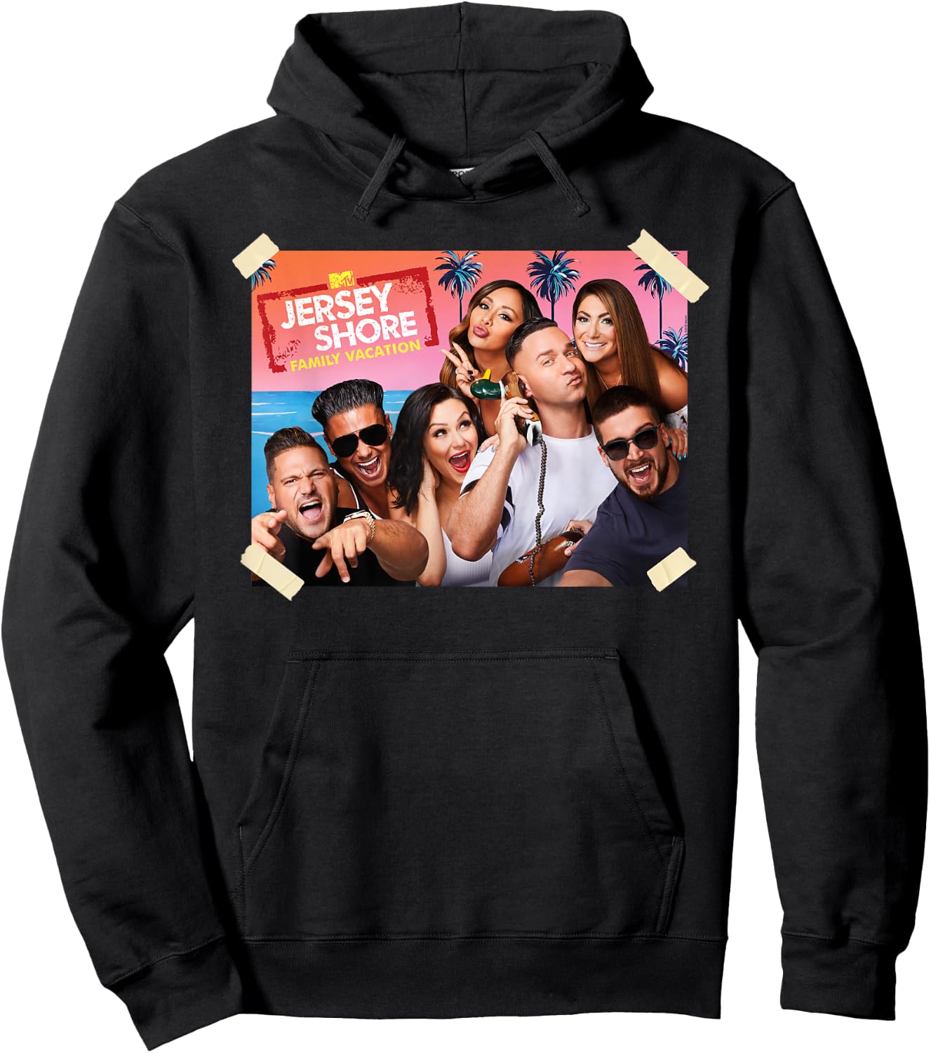 MTV - Jersey Shore Jersey Snapshot Hoodie - Hoodie | Black