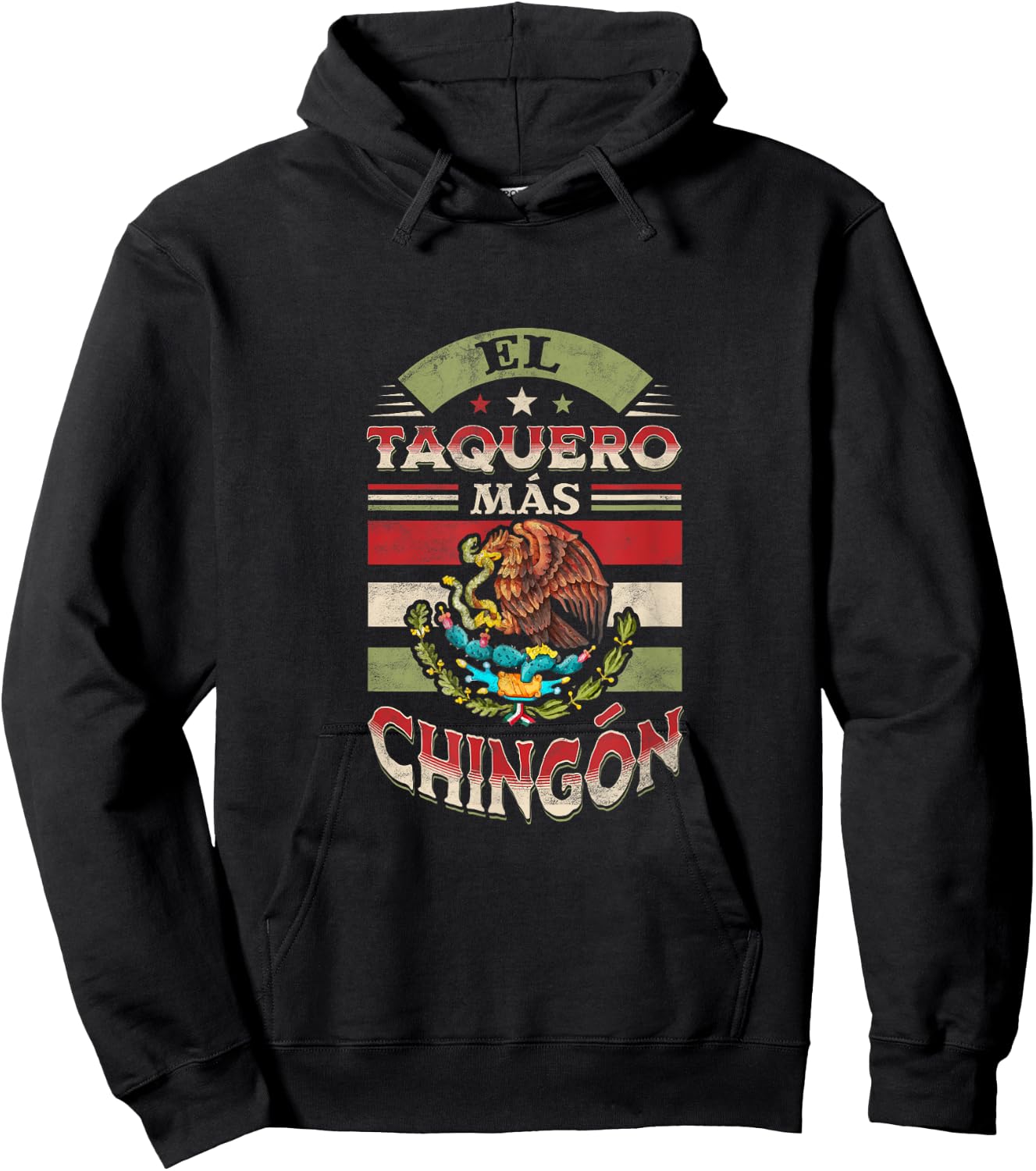 El taquero más chingón. Diseño mexicano Hoodie - Hoodie | Black