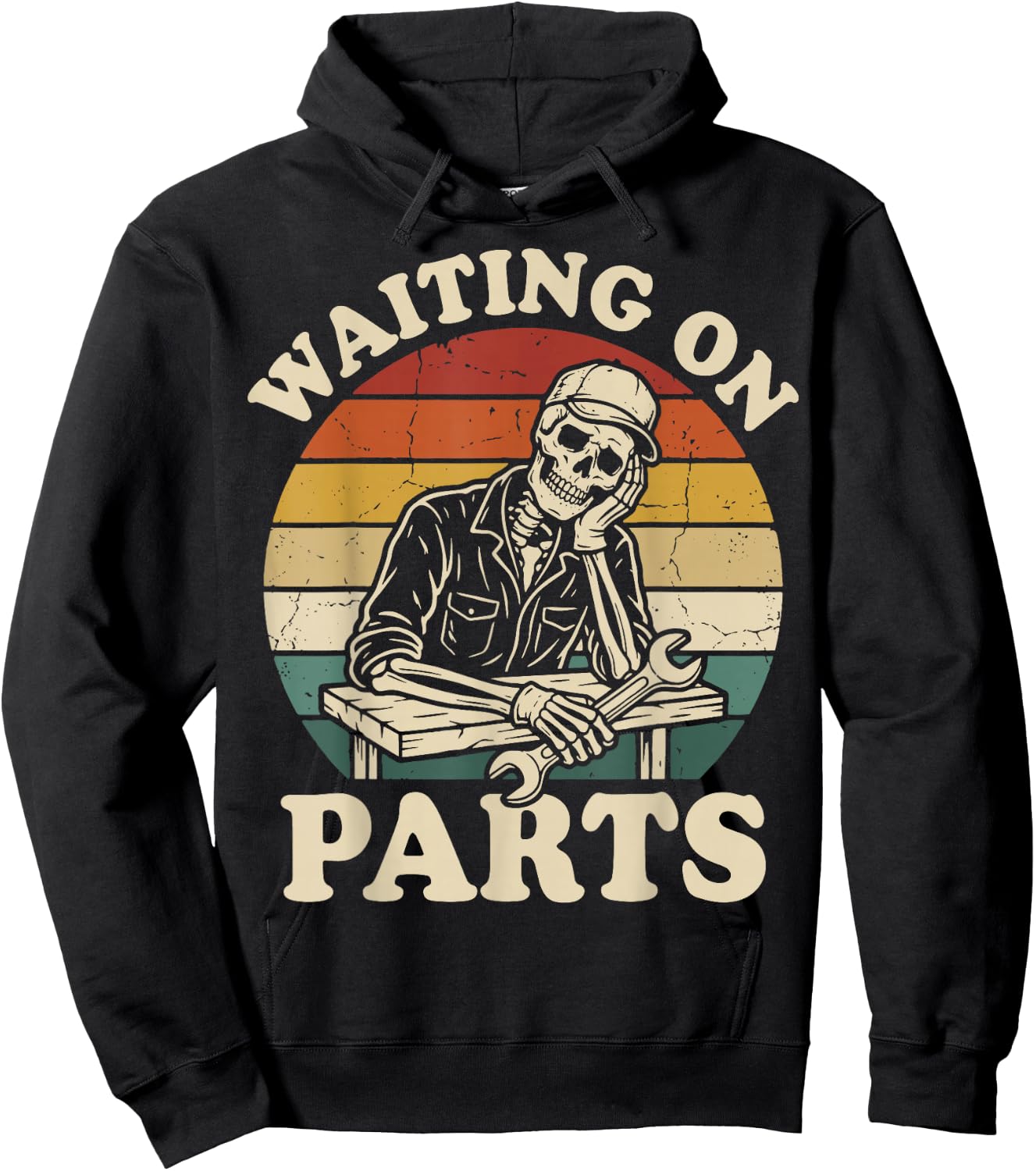 Waiting On Parts Skeleton Hoodie - Hoodie | Black