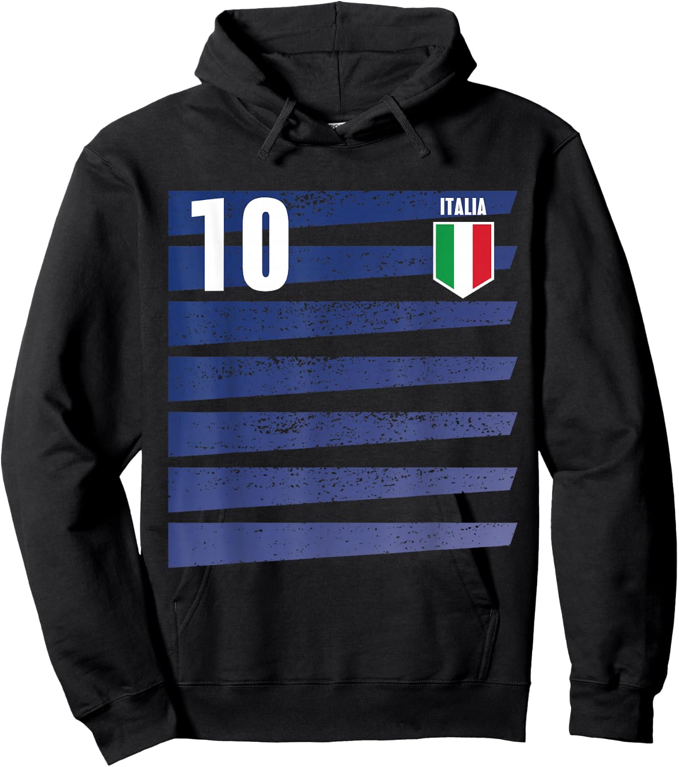 Italy Soccer Jersey 2020 2021 Italia Football Team Hoodie - Hoodie | Black