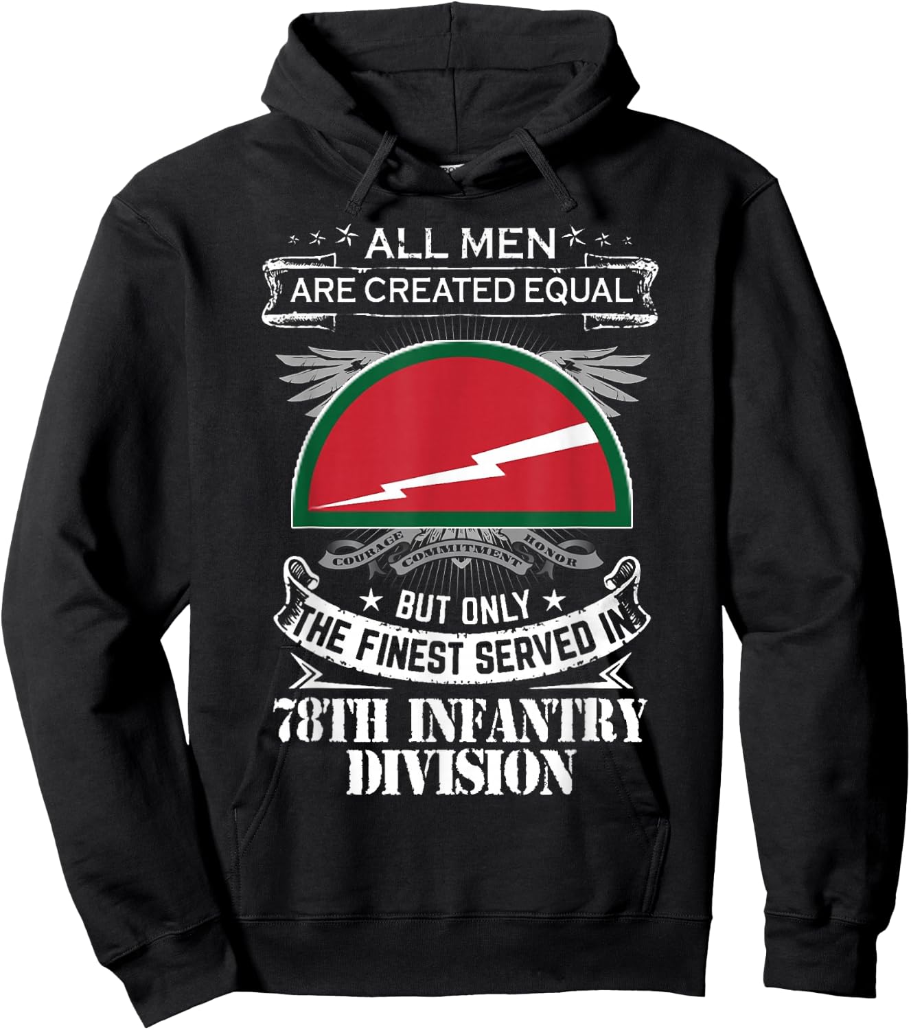 78th Infantry Division US Army Hoodie - Hoodie | Black