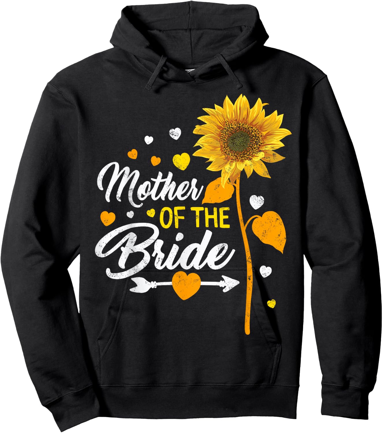 Wedding Matching Mother of the Bride Sister Of The Bride Hoodie - Hoodie | Black