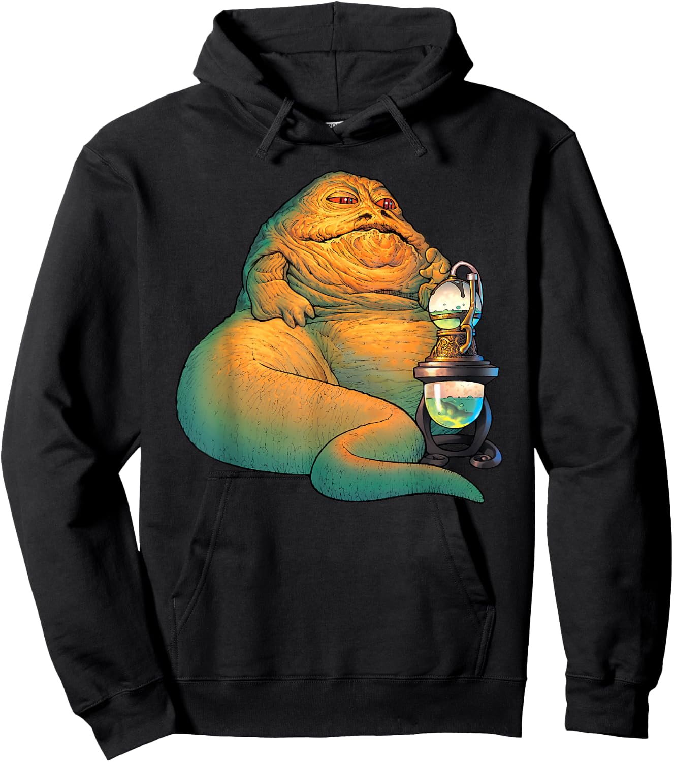 Star Wars Jabba the Hutt Pose Hoodie - Hoodie | Black