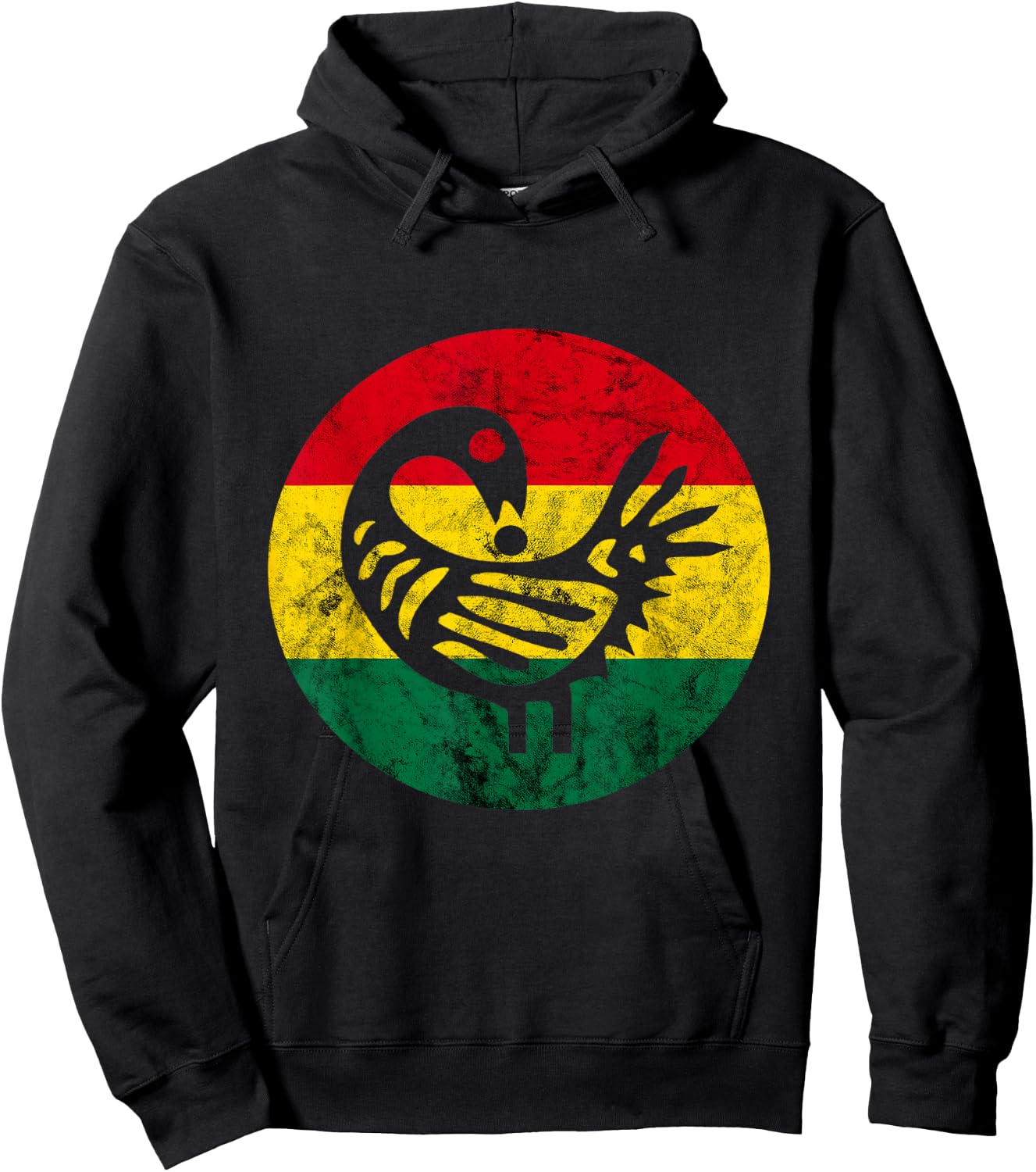 Sankofa Learn From The Past African Bird Black History Hoodie - Hoodie | Black