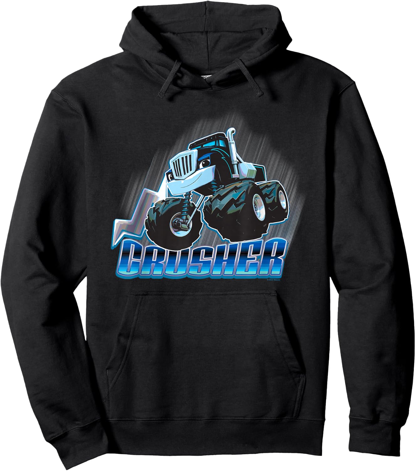 Blaze and The Monster Machines Crusher Badge Hoodie - Hoodie | Black