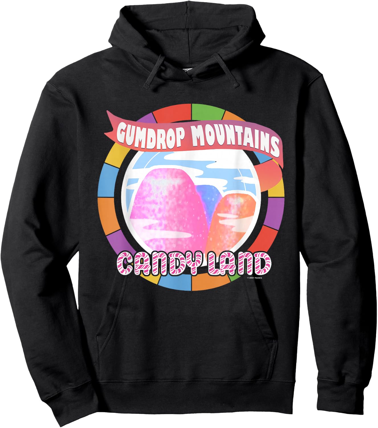 Candy Land Delicious Gumdrop Mountains Hoodie - Hoodie | Black