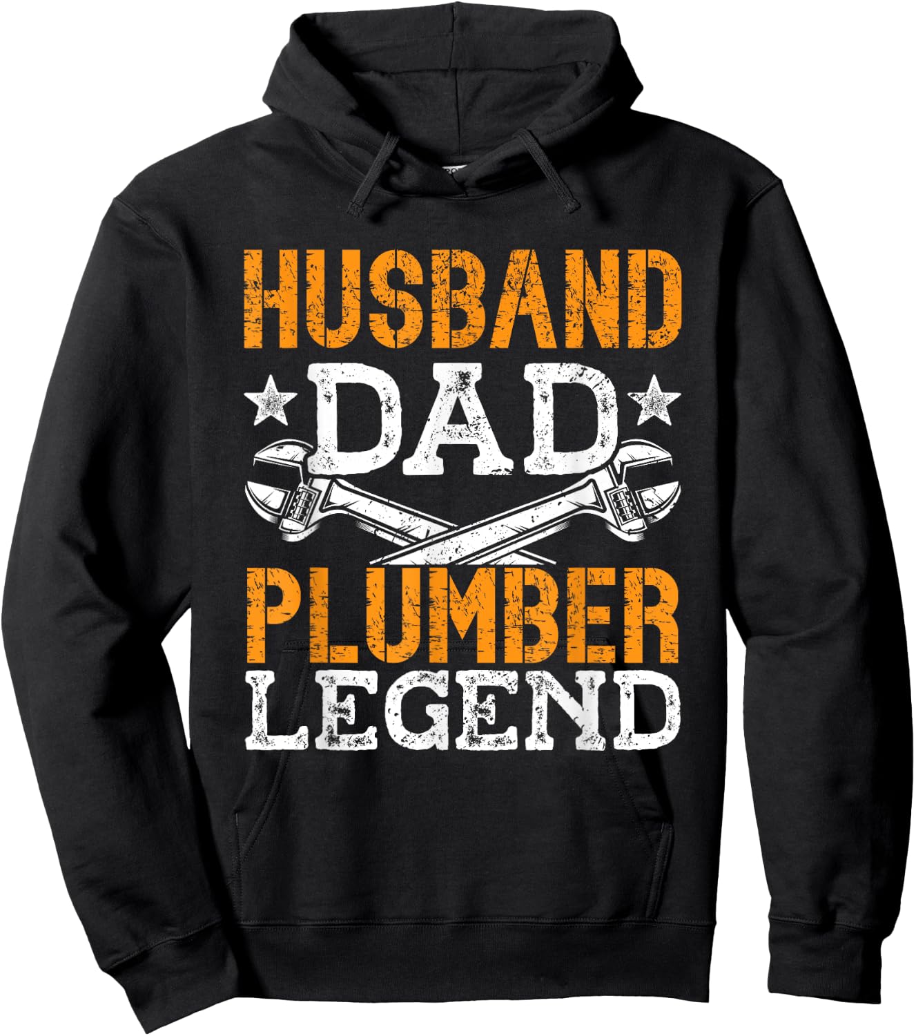 Husband Dad Legend Plumber Hoodie - Hoodie | Black