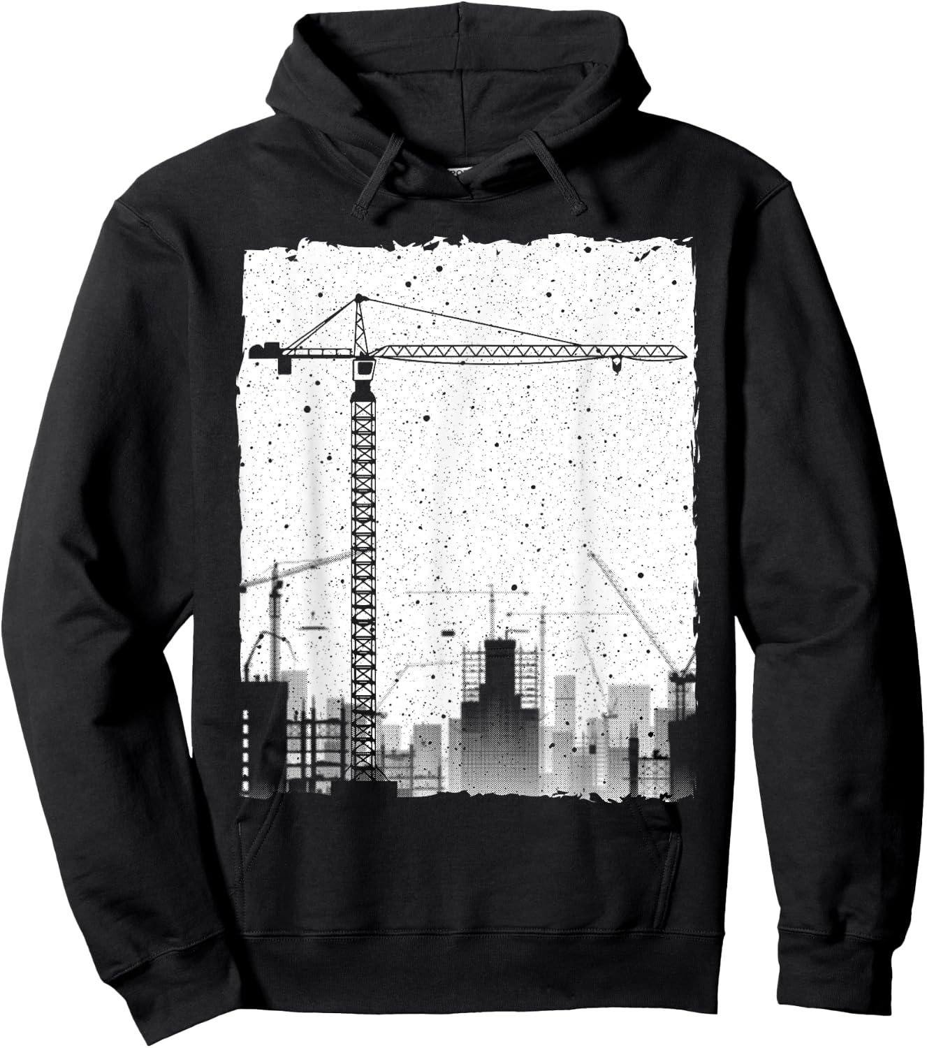 Best Tower Crane Design Women Tower Crane Operator Hoodie - Hoodie | Black