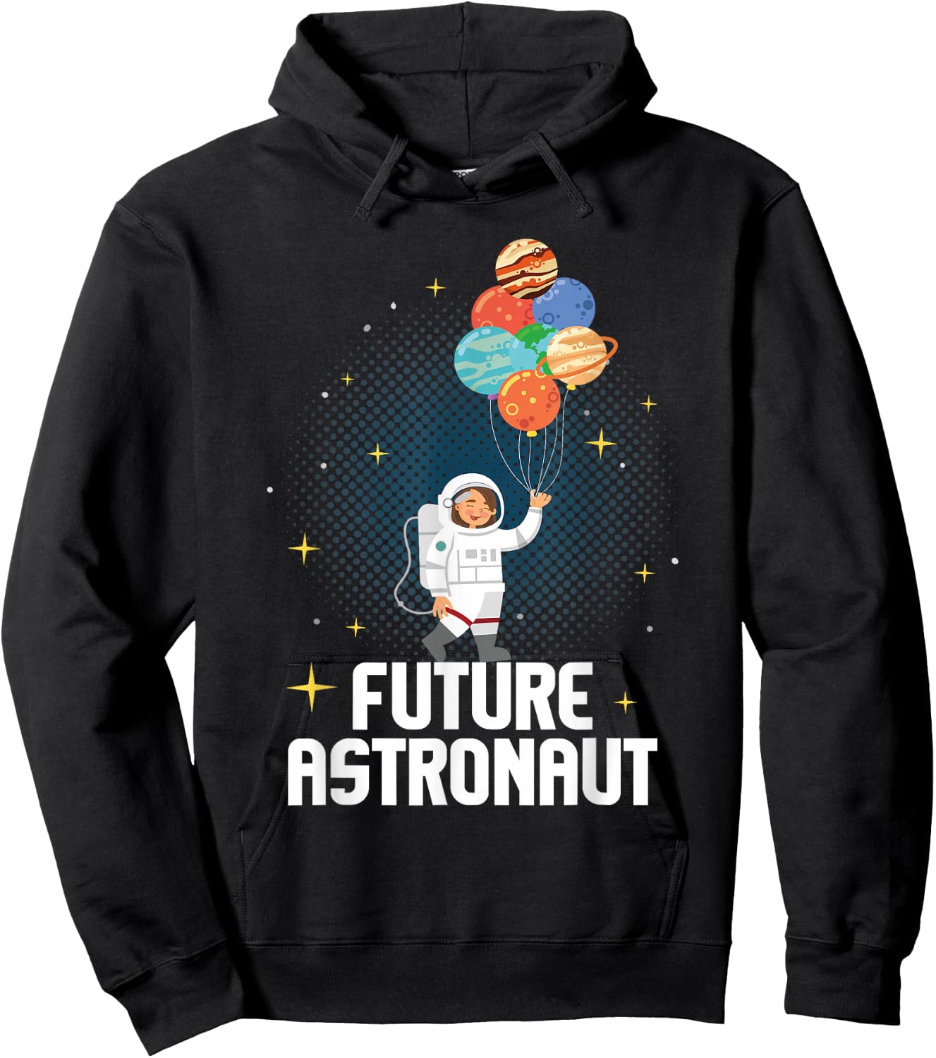 Future Astronaut - Planet Astronomer Spaceman Space Hoodie - Hoodie | Black