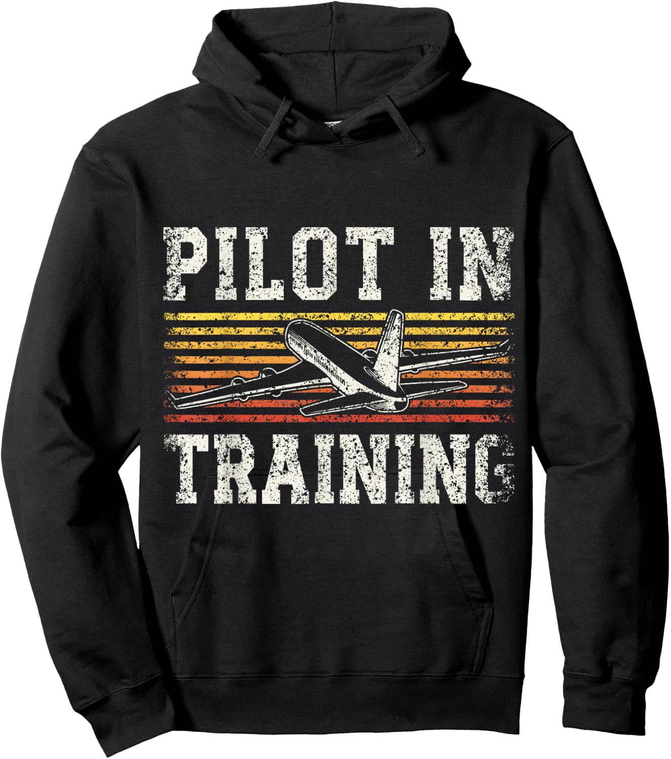 Pilot In Training Aviation Aviator Airplane Pilot Hoodie - Hoodie | Black