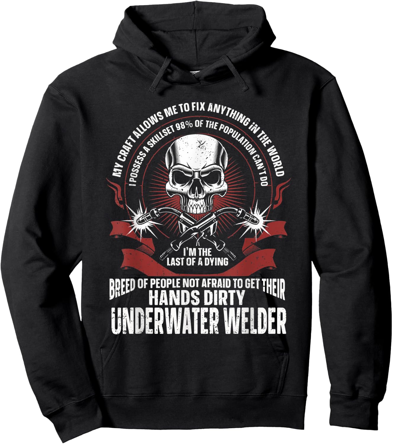 Underwater Welder Welding Hoodie - Hoodie | Black