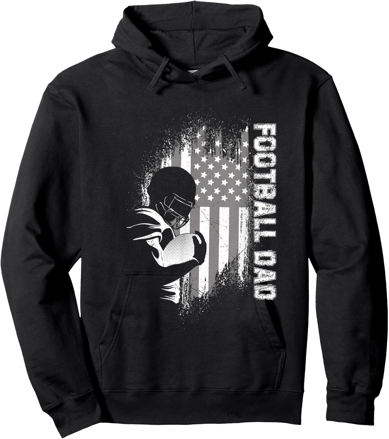 Football Dad American Football Hoodie - Hoodie | Black