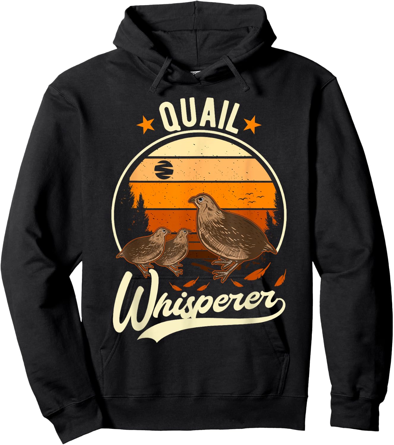 Quail Whisperer Quail Quail Farmers Quail Hoodie - Hoodie | Black