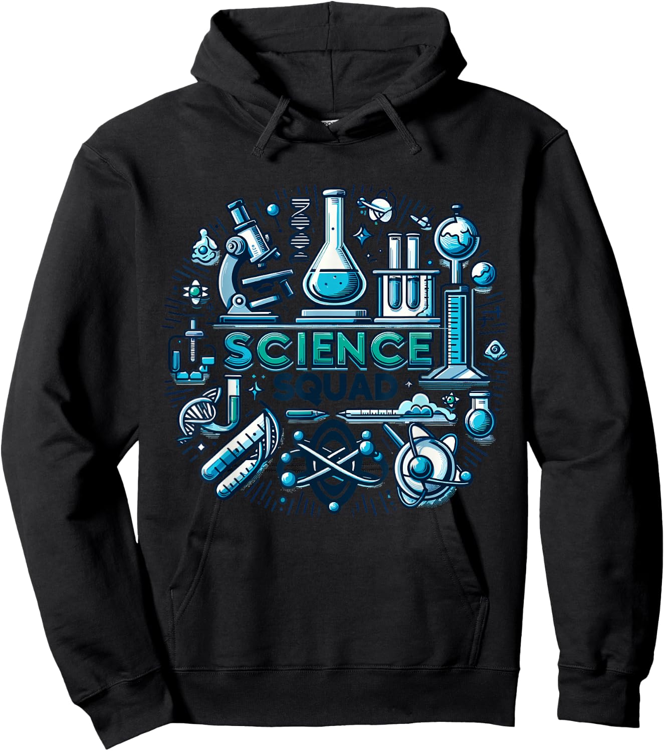 Science Squad Science Gear for Scientist Research | Science Hoodie - Hoodie | Black