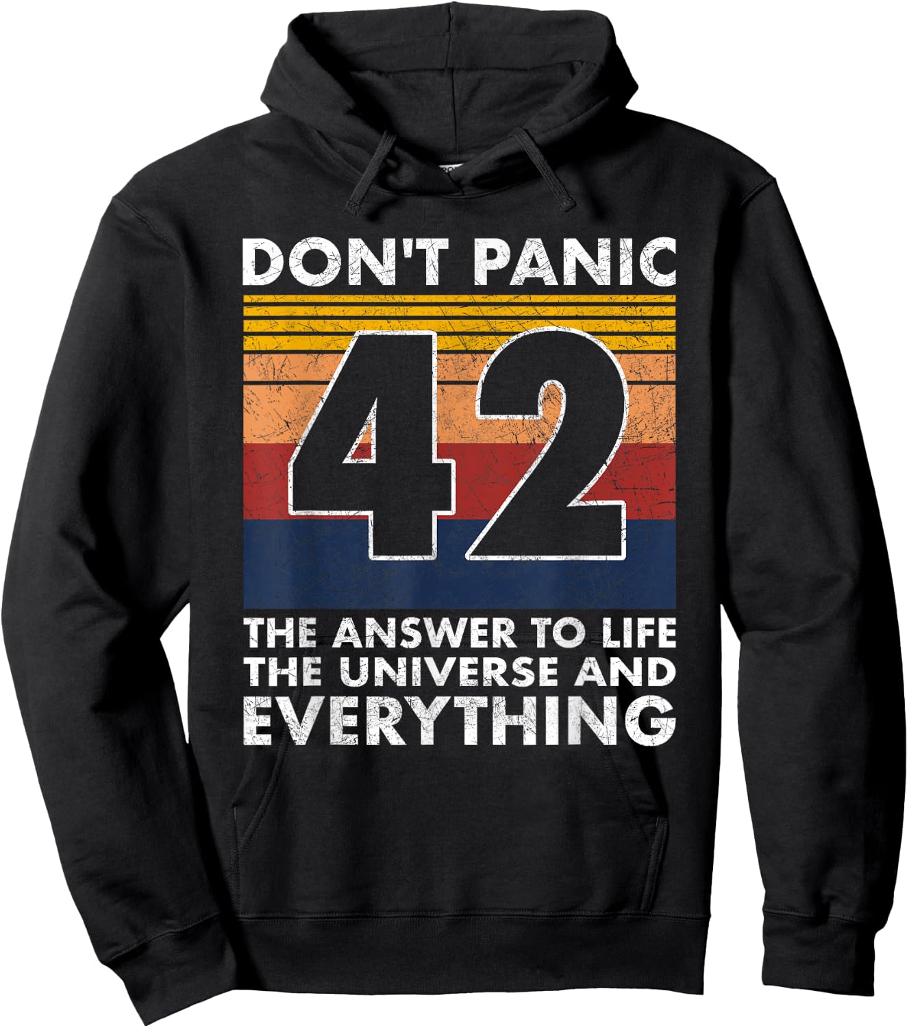 42 Answer to all Questions - Life Universe Everything Hoodie - Hoodie | Black